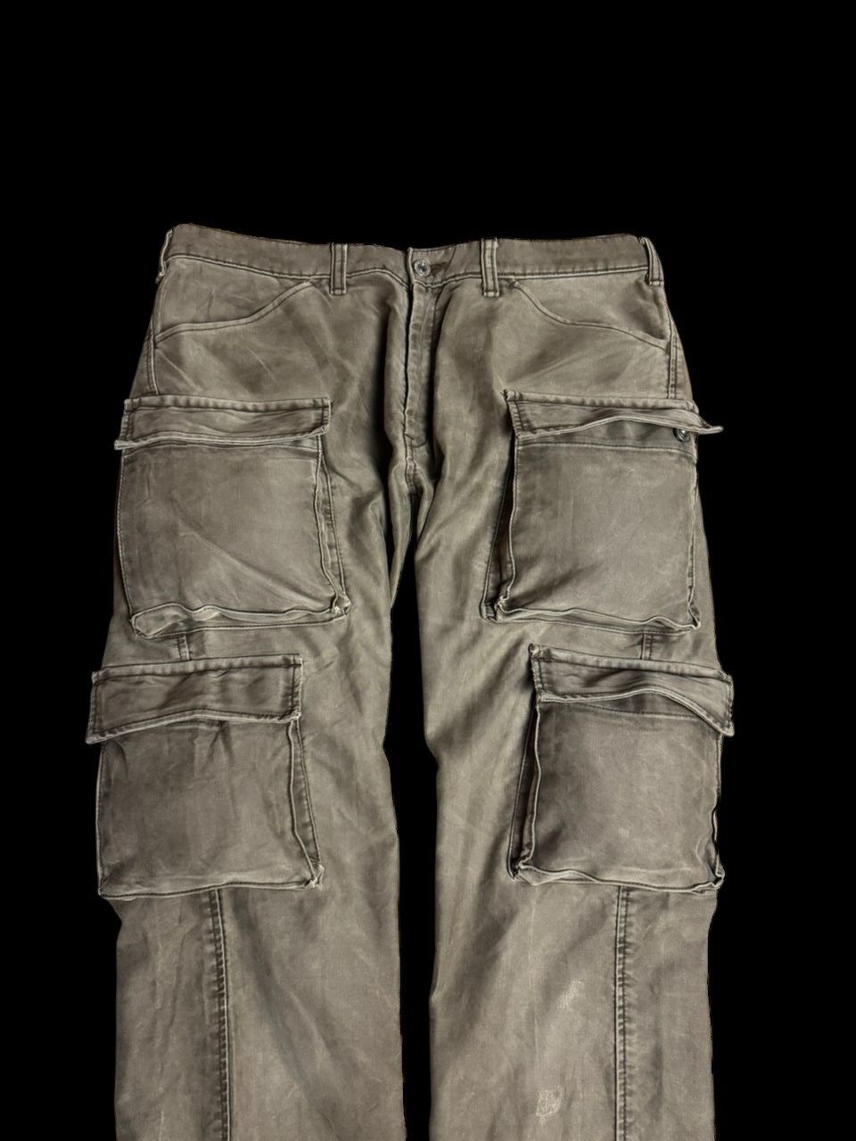 Japanese Brand × Vintage Cargo multi-pocket studio orire ships pants Size US 35 - 6 Thumbnail