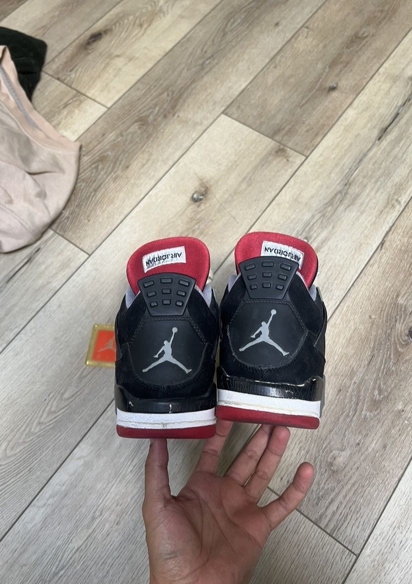 Jordan Brand Jordan 4 Bred 2012 Size US 10.5 / EU 43-44 - 3 Thumbnail