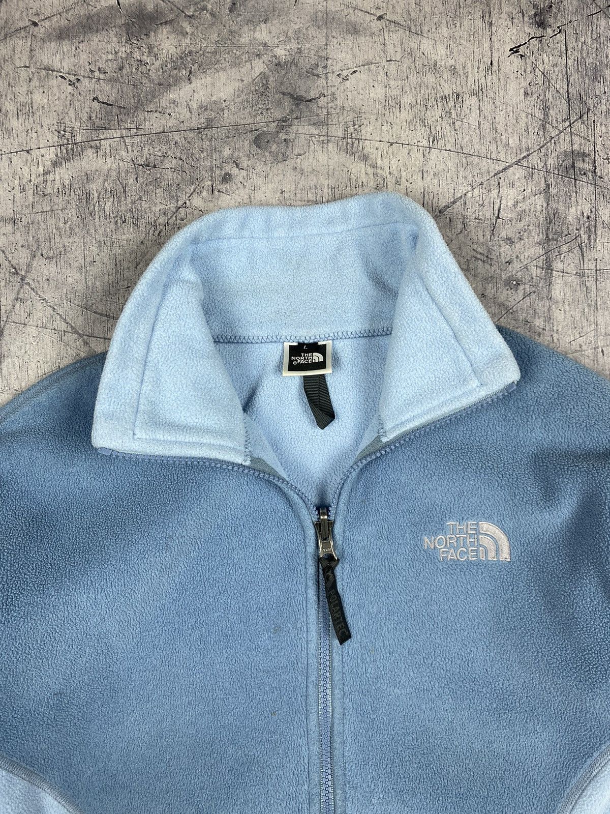 The North Face Vintage The North Face Baby Blue Fleece Jacket Size L / US 10 / IT 46 - 5 Thumbnail