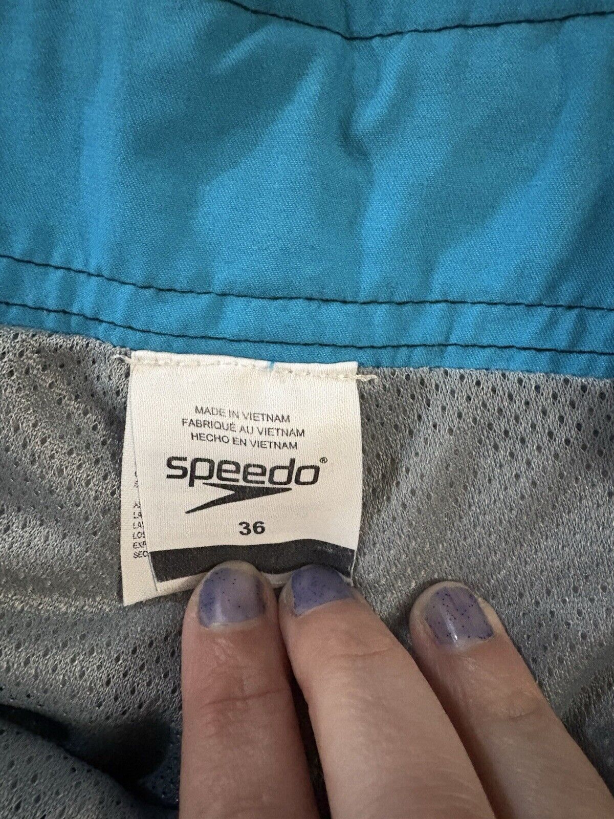 Speedo Men's 80's-style Swim Trunks Size US 36 / EU 52 - 2 Thumbnail
