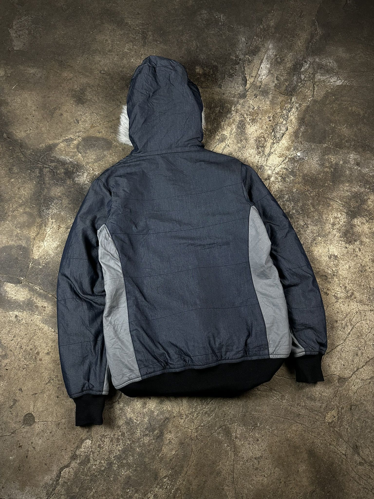 Oakley Rare 2000s Oakley Fur Hood Bomber Boxy Y2k Jacket Size US S / EU 44-46 / 1 - 7 Thumbnail