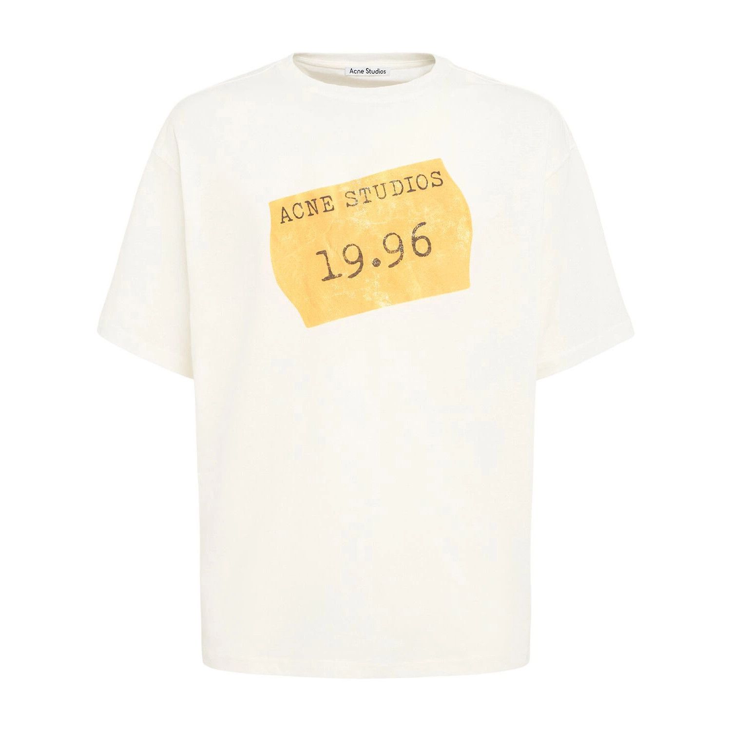 ACNE STUDIOS Edra $380 White T-shirt New & Authentic (Men's