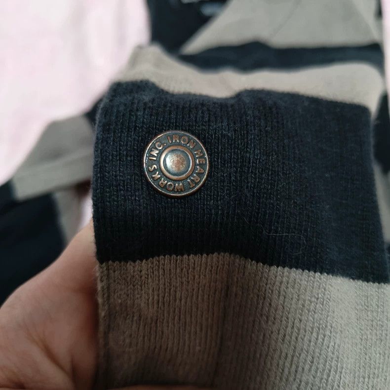 Iron Heart Iron Heart 11 oz pure cotton heavyweight gray black retro Size US L / EU 52-54 / 3 - 6 Thumbnail
