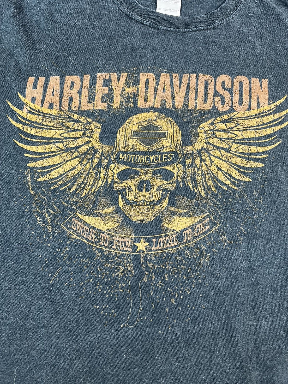 Harley Davidson Vintage Harley Davidson T Shirt Size US XXL / EU 58 / 5 - 5 Thumbnail