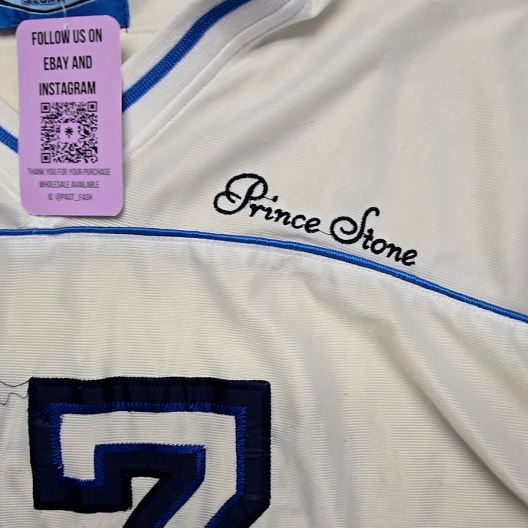 Prince Vintage Denver Prince Stone Jersey #17 White XL Sports Shirt Size US XL / EU 56 / 4 - 3 Thumbnail