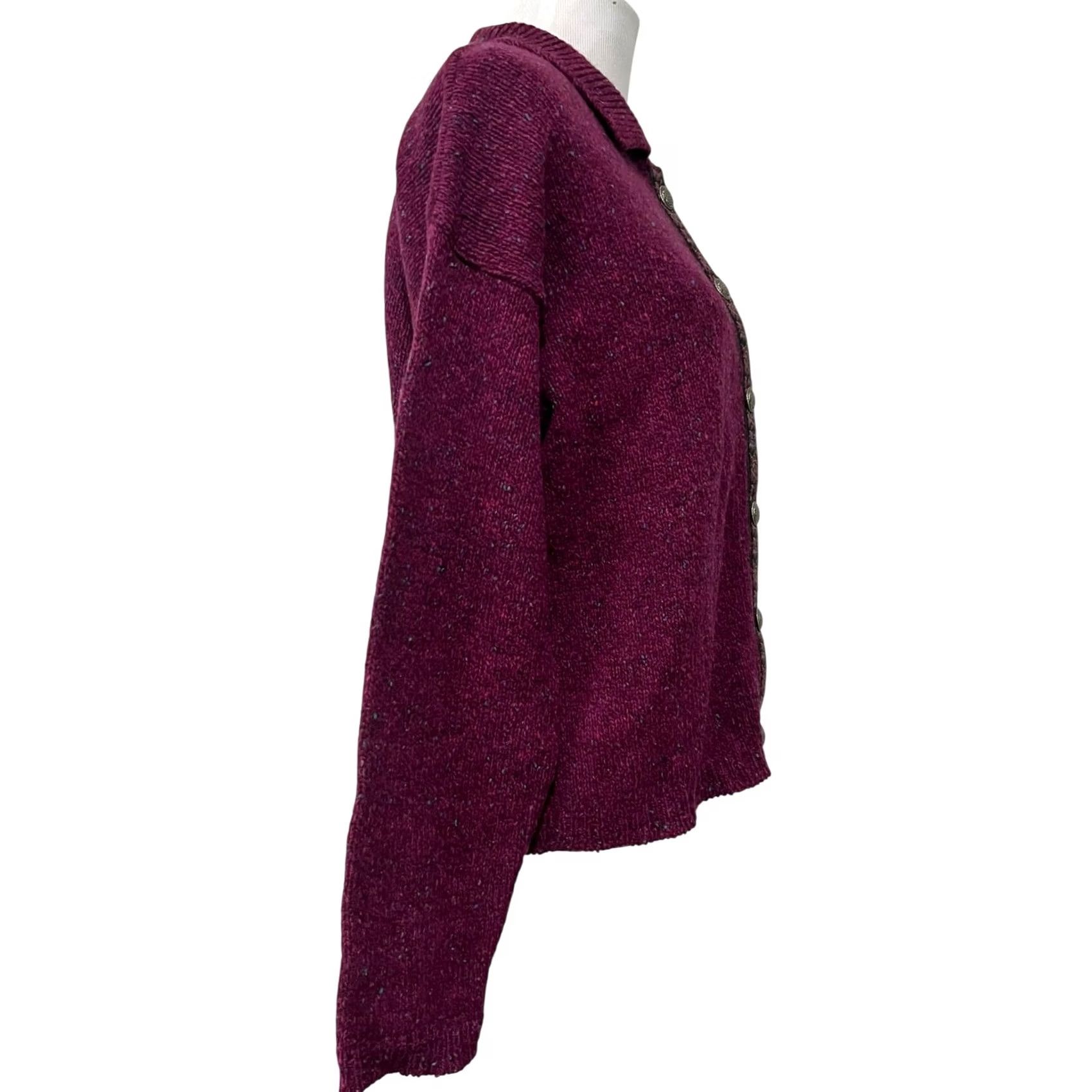 Vintage VINTAGE Alps Cardigan Shirt Womens XL Pink Wool Knit USA Size XL / US 12-14 / IT 48-50 - 7 Thumbnail
