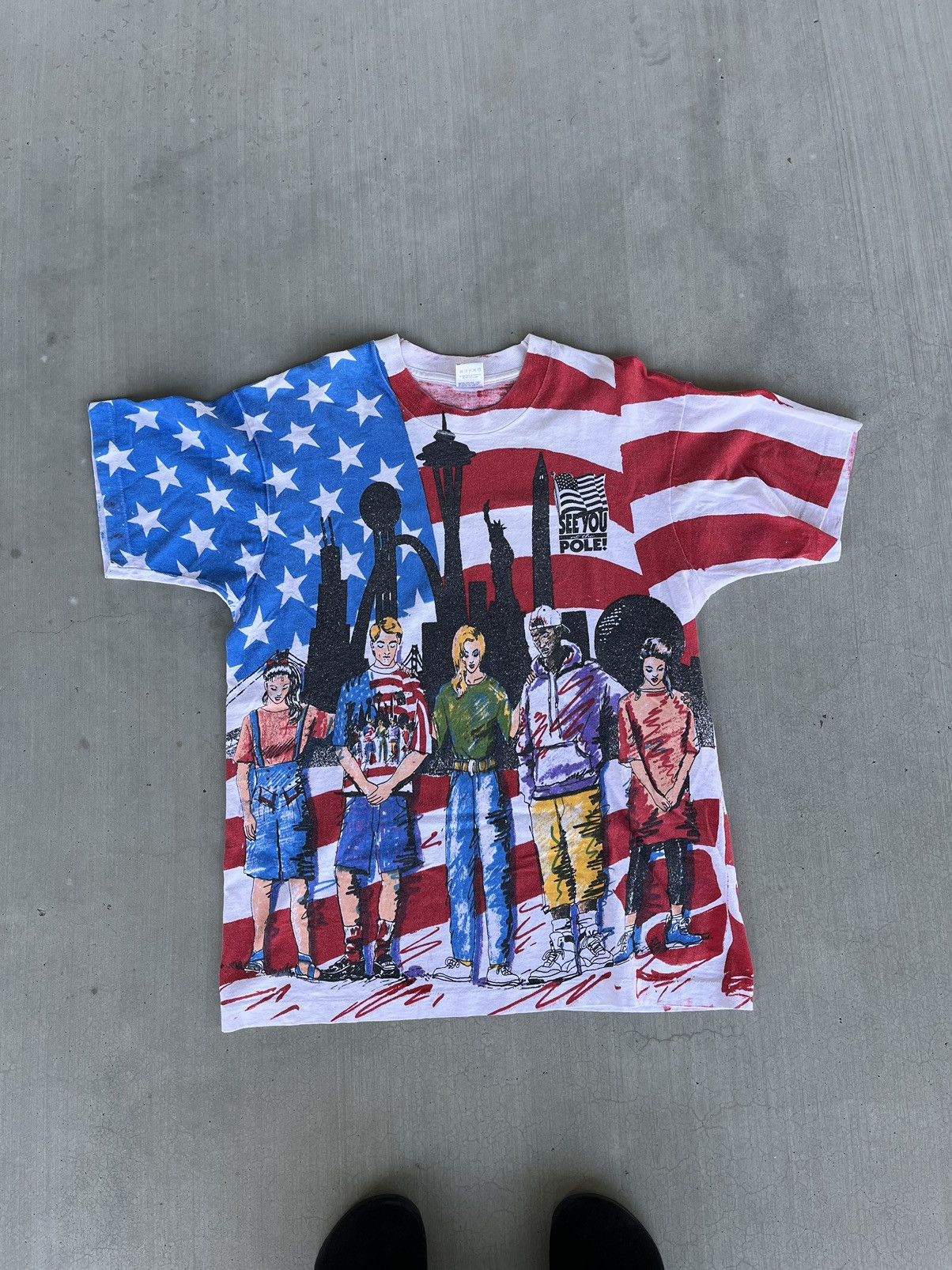 Vintage vintage 90s see you at the pole tee Size US L / EU 52-54 / 3 - 1 Thumbnail