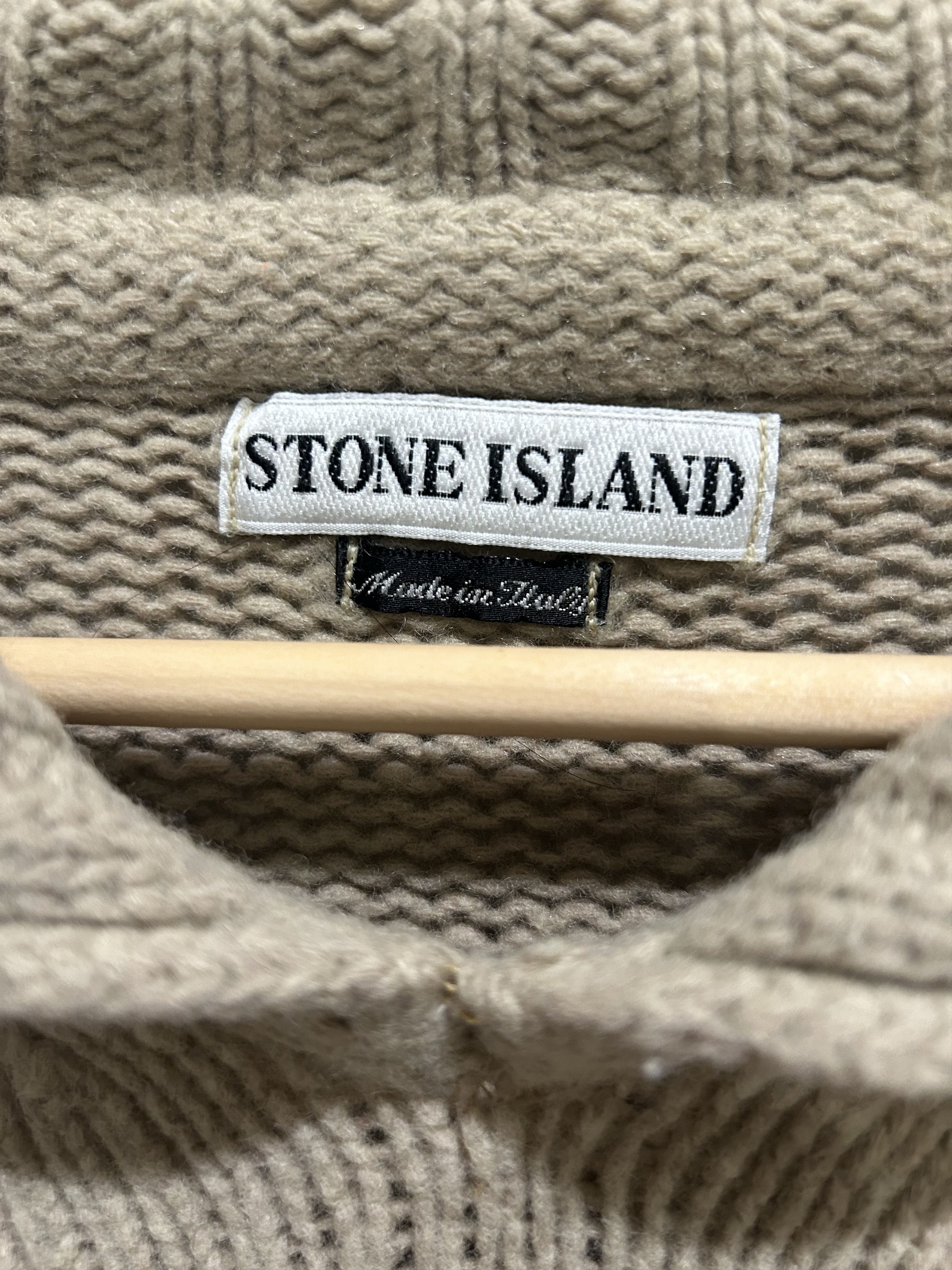 Massimo Osti × Stone Island Stone Island x Massimo Osti Rare Vintage Sweater Size US L / EU 52-54 / 3 - 3 Thumbnail