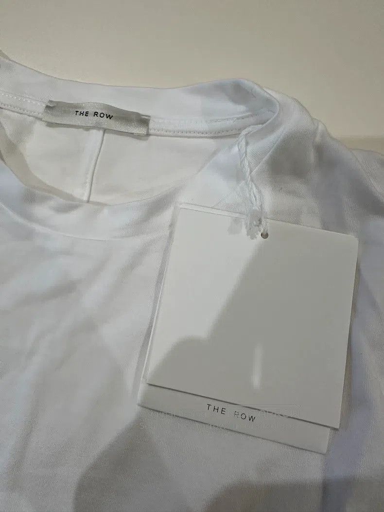 The Row The Row Organic Cotton Short Sleeve Tee Size XS / US 0-2 / IT 36-38 - 6 Thumbnail