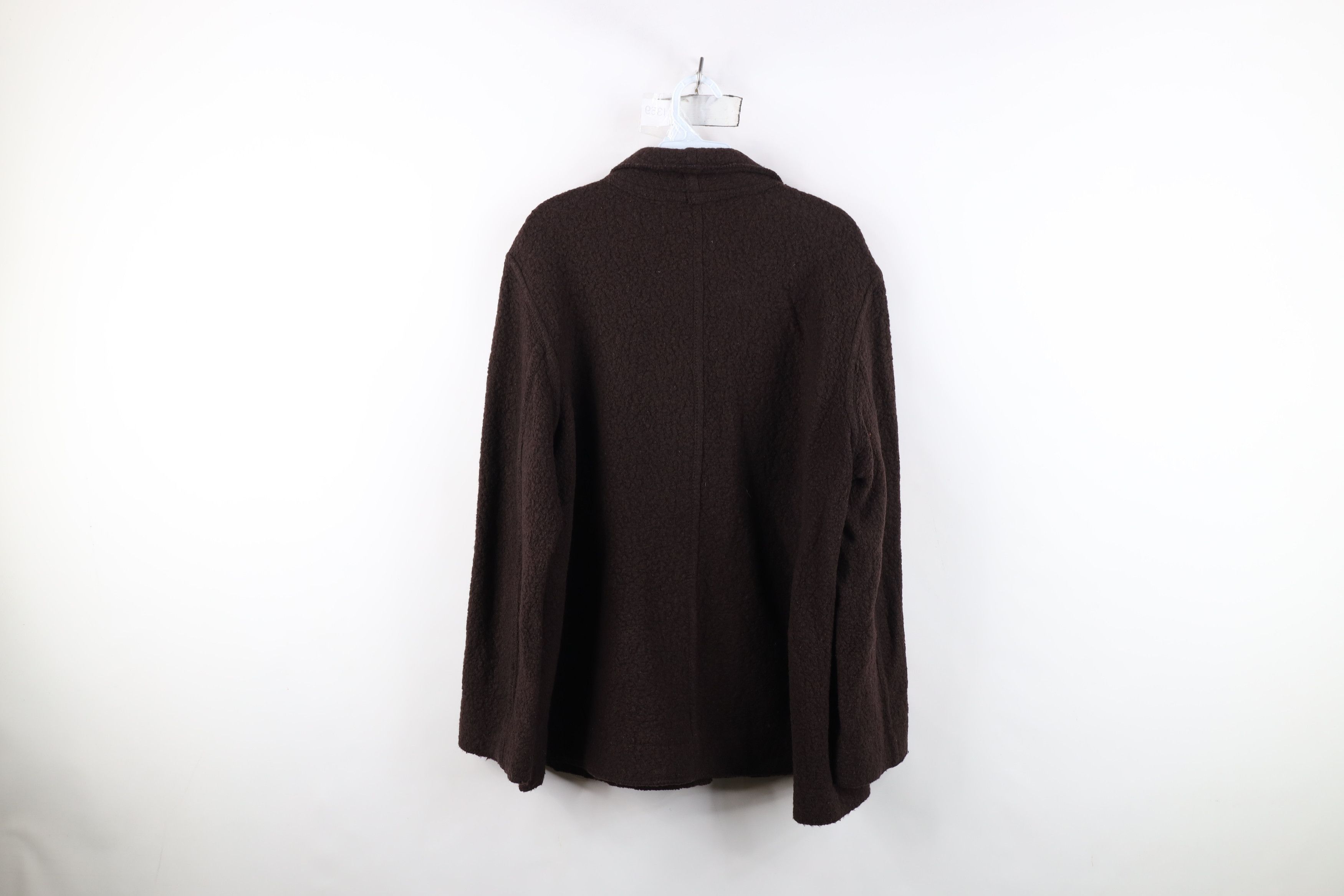Eileen Fisher Eileen Fisher Virgin Wool Knit Button Sweater Jacket Brown Size L / US 10 / IT 46 - 12 Thumbnail