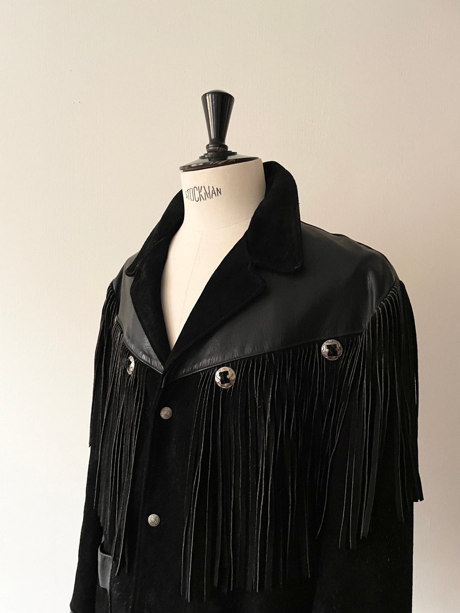 Schott 1980's Schott N.Y.C. Fringe Leather Jacket - Large Size US L / EU 52-54 / 3 - 3 Thumbnail