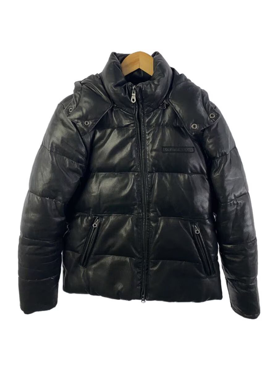 Avirex Avirex Plain Sheep Leather Down Jacket Black Size US M / EU 48-50 / 2 - 1 Thumbnail