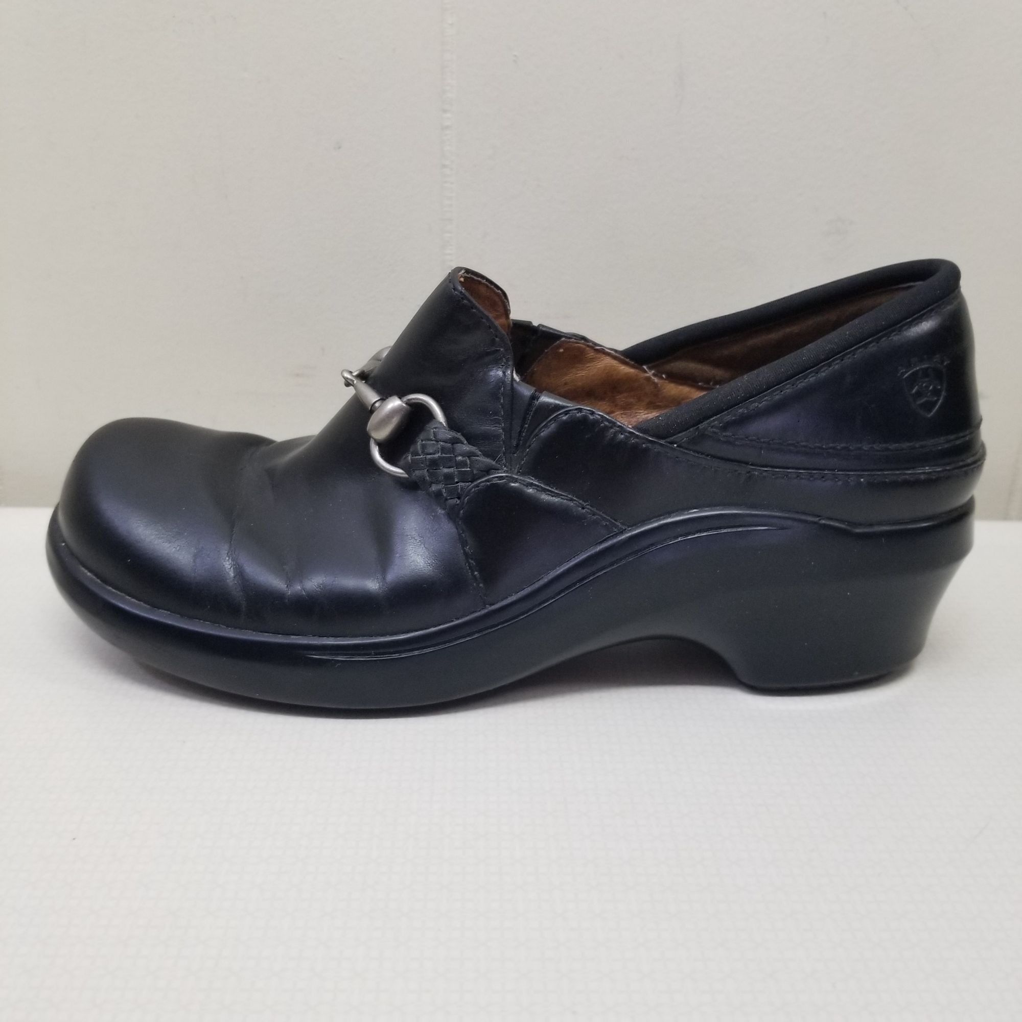 Ariat Ariat DEL MAR Clogs Horse Bit 8.5B Leather Comfort Slip On C Size US 8.5 / IT 38.5 - 6 Thumbnail