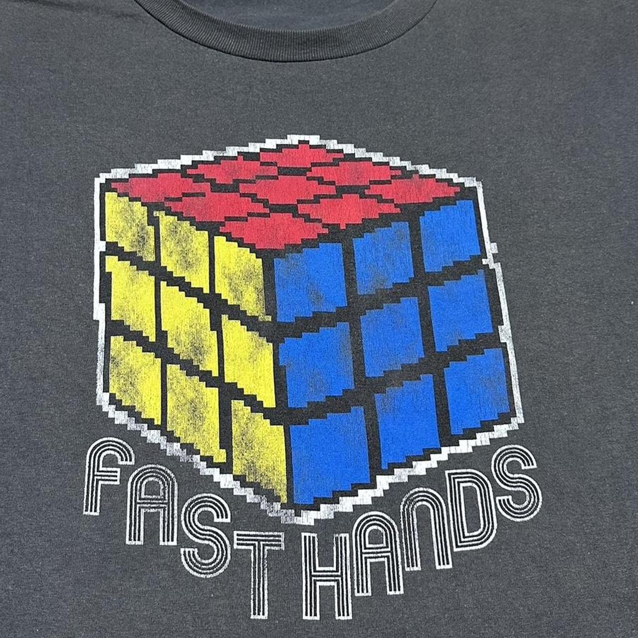 Other Vintage Rubiks Cube Puzzle Graphic Tee Fast Hands 2006 Size US XXL / EU 58 / 5 - 3 Thumbnail