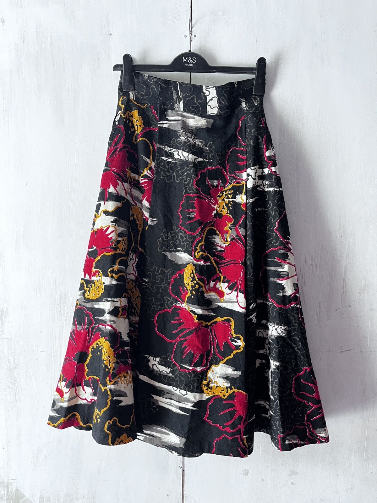 Japanese Brand JAPANESE TAKEZO CRAZY SKIRT YOHJI YAMAMOTO Size 27" / US 4 / IT 40 - 1 Thumbnail