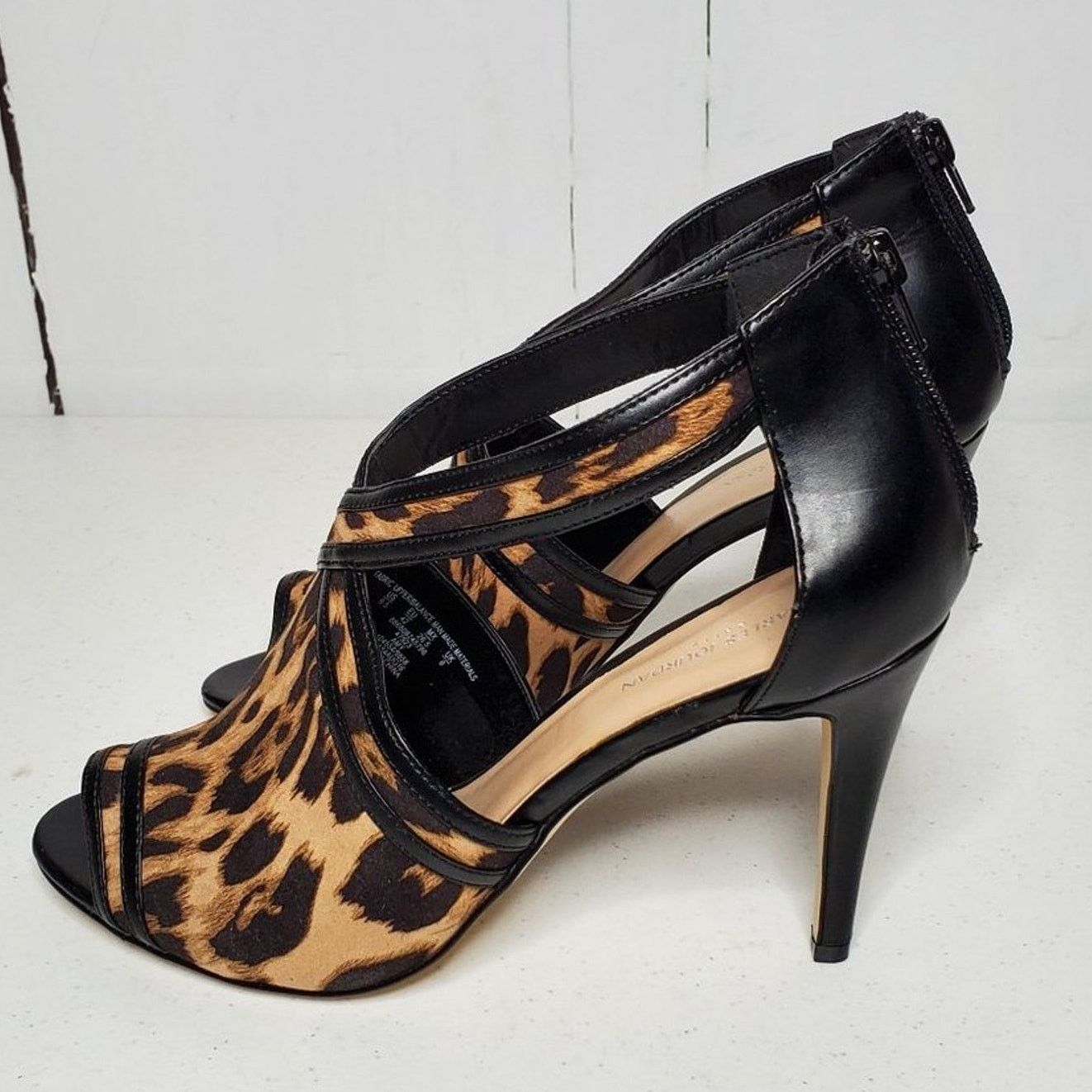Charles Jourdan Charles Jourdan Paris Amy Leopard Print Peep Toe Heels 9.5 Size US 9.5 / IT 39.5 - 9 Thumbnail