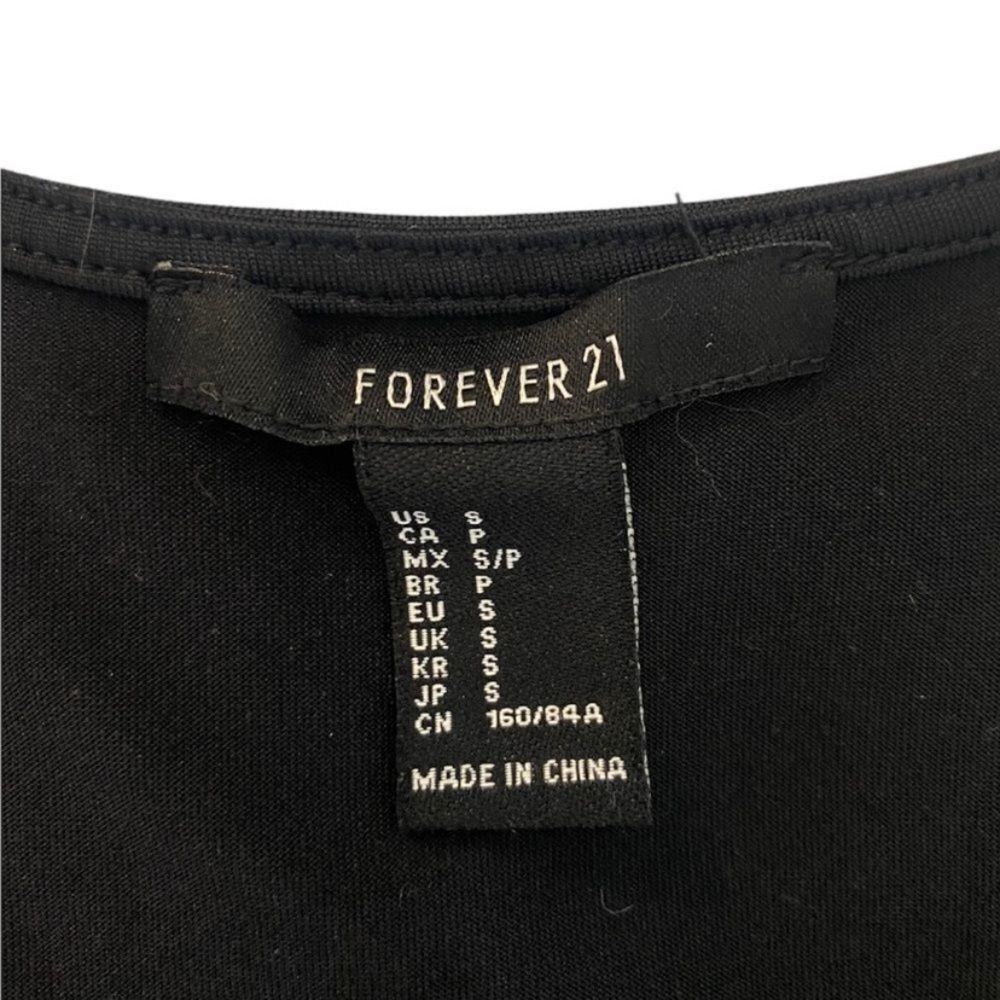Forever 21 Forever 21 Black Studded Deep V Bodysuit Size S Size S / US 4 / IT 40 - 3 Thumbnail