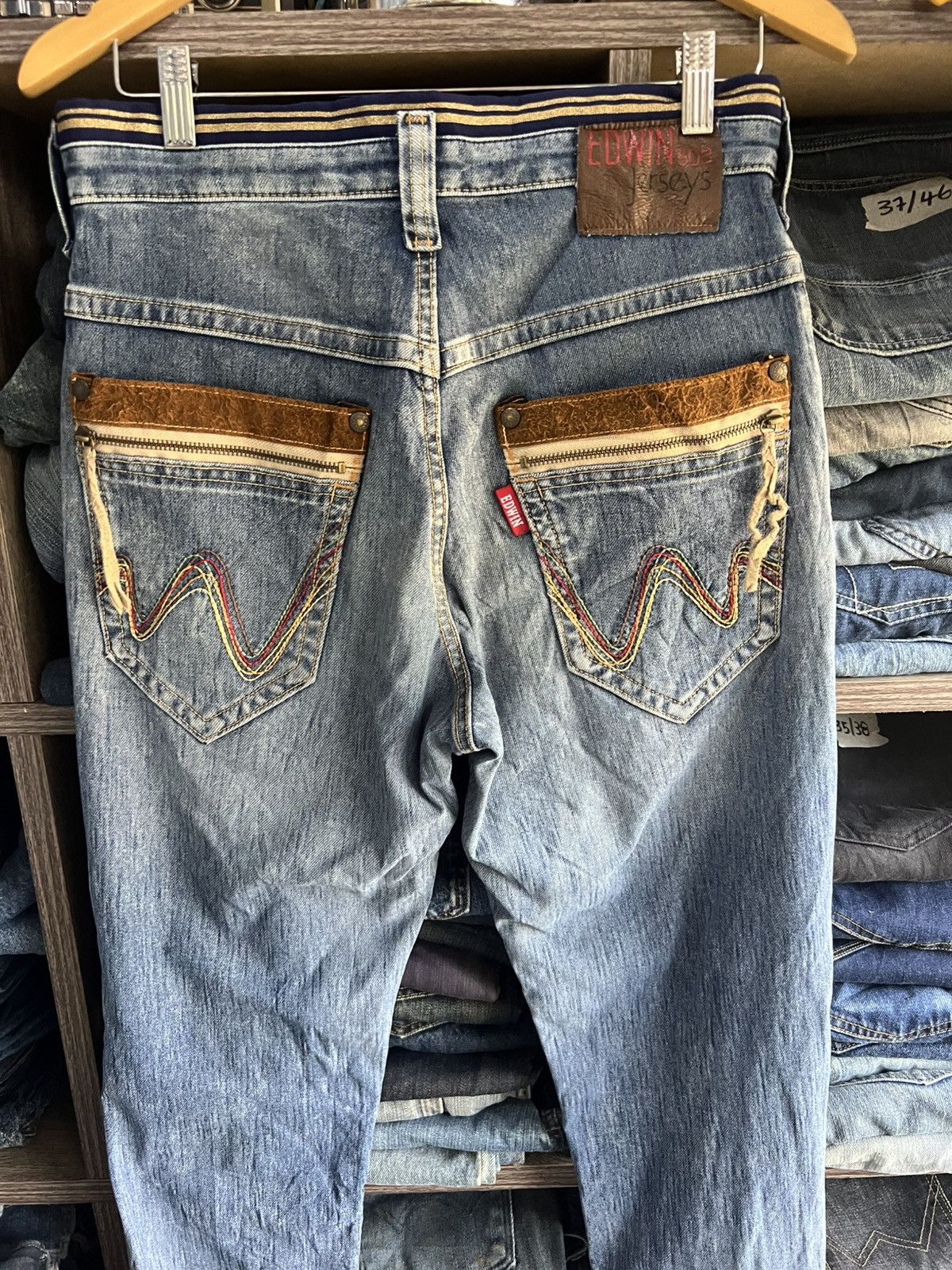 Edwin 🔥Edwin Jersey Distressed Denim Size US 31 - 13 Thumbnail