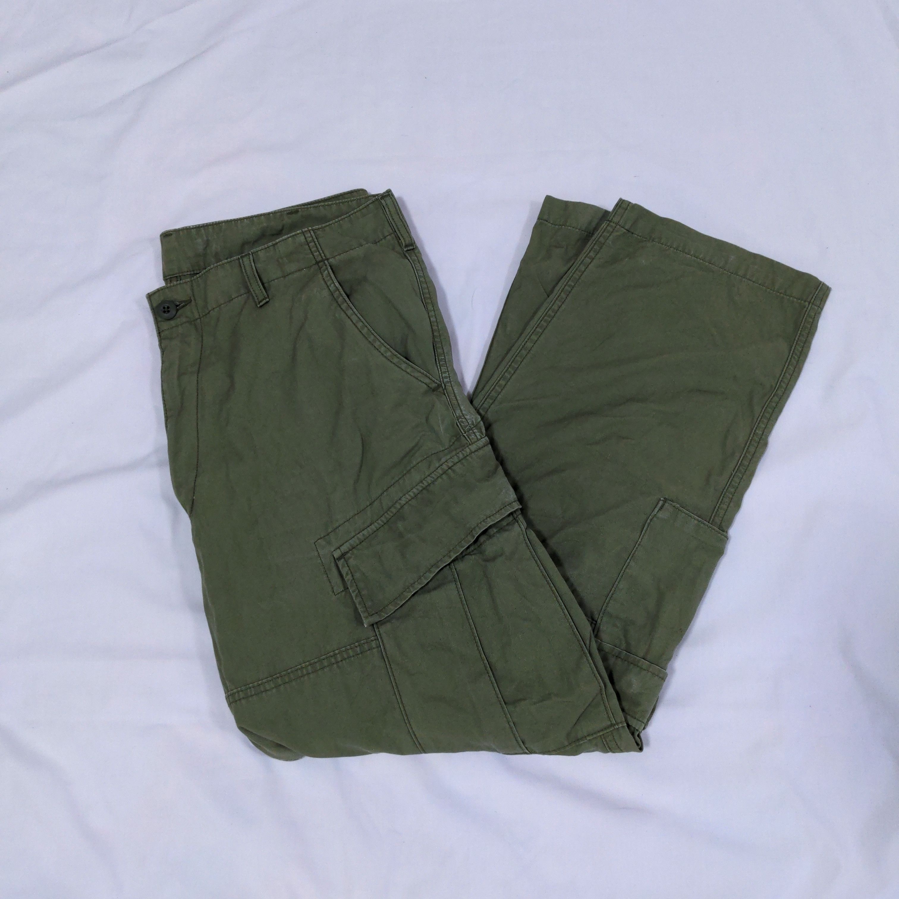 image of Alpha Industries Multipocket Technical Tech Cargo Pants in Olive, Men's (Size 37)