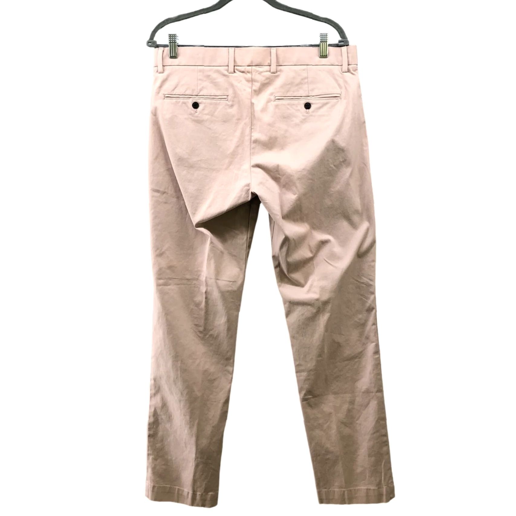 Gap GAP Pale Pink Chino Pants Mens 32x30 Slim Fit Flat Front Stretch Size US 32 / EU 48 - 2 Thumbnail