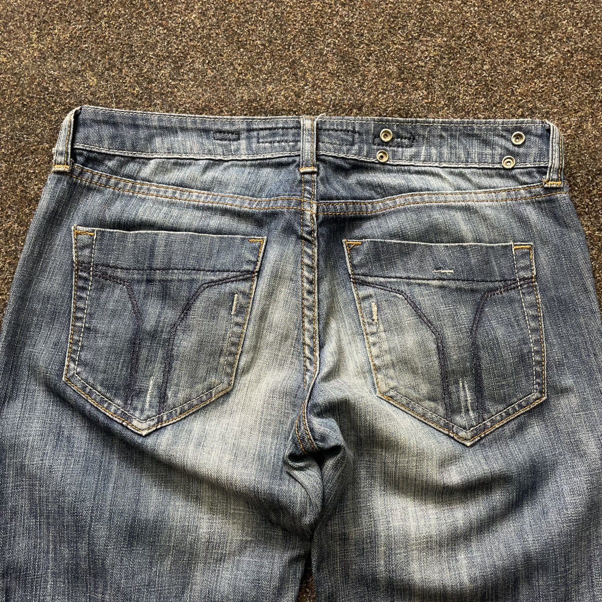 Vintage Vintage 90s Miss Sixty Distressed Faded Y2K Skate Jeans 28 Size 28" / US 6 / IT 42 - 7 Thumbnail