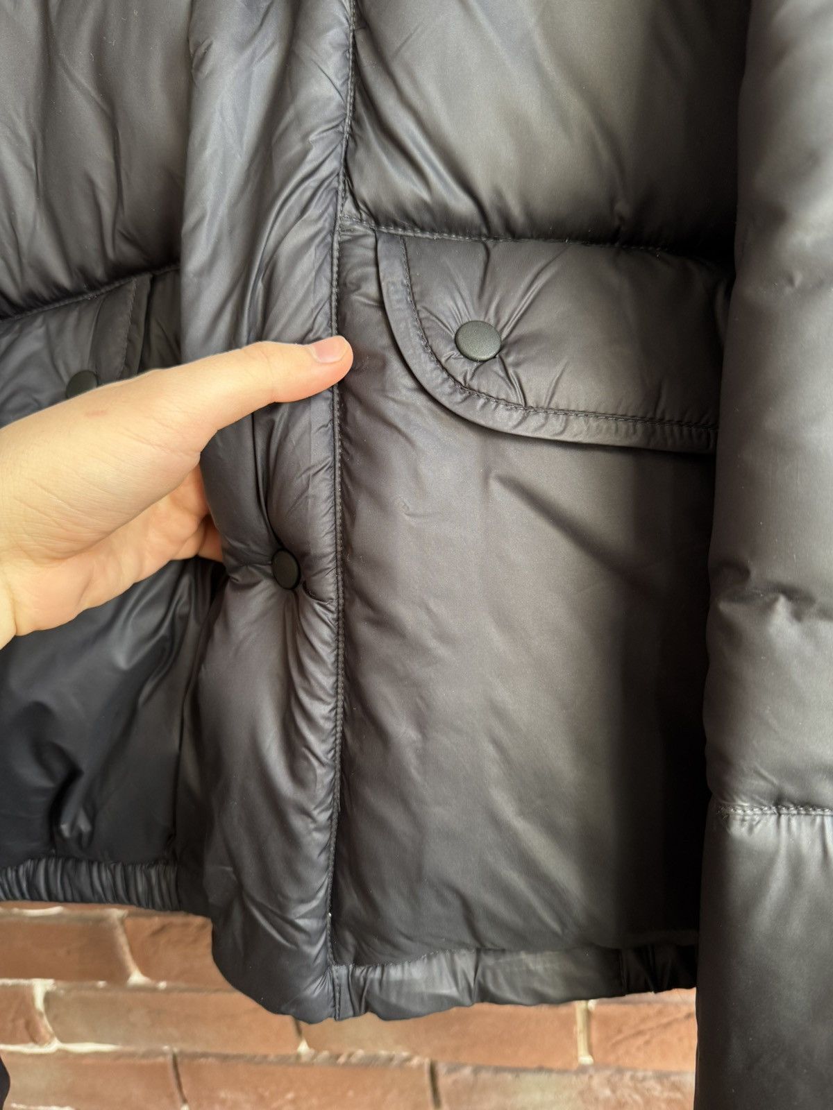 Our Legacy Our Legacy Lenox Nylon Puffer Oversize Jacket Smog Navy 50 Size US L / EU 52-54 / 3 - 6 Thumbnail