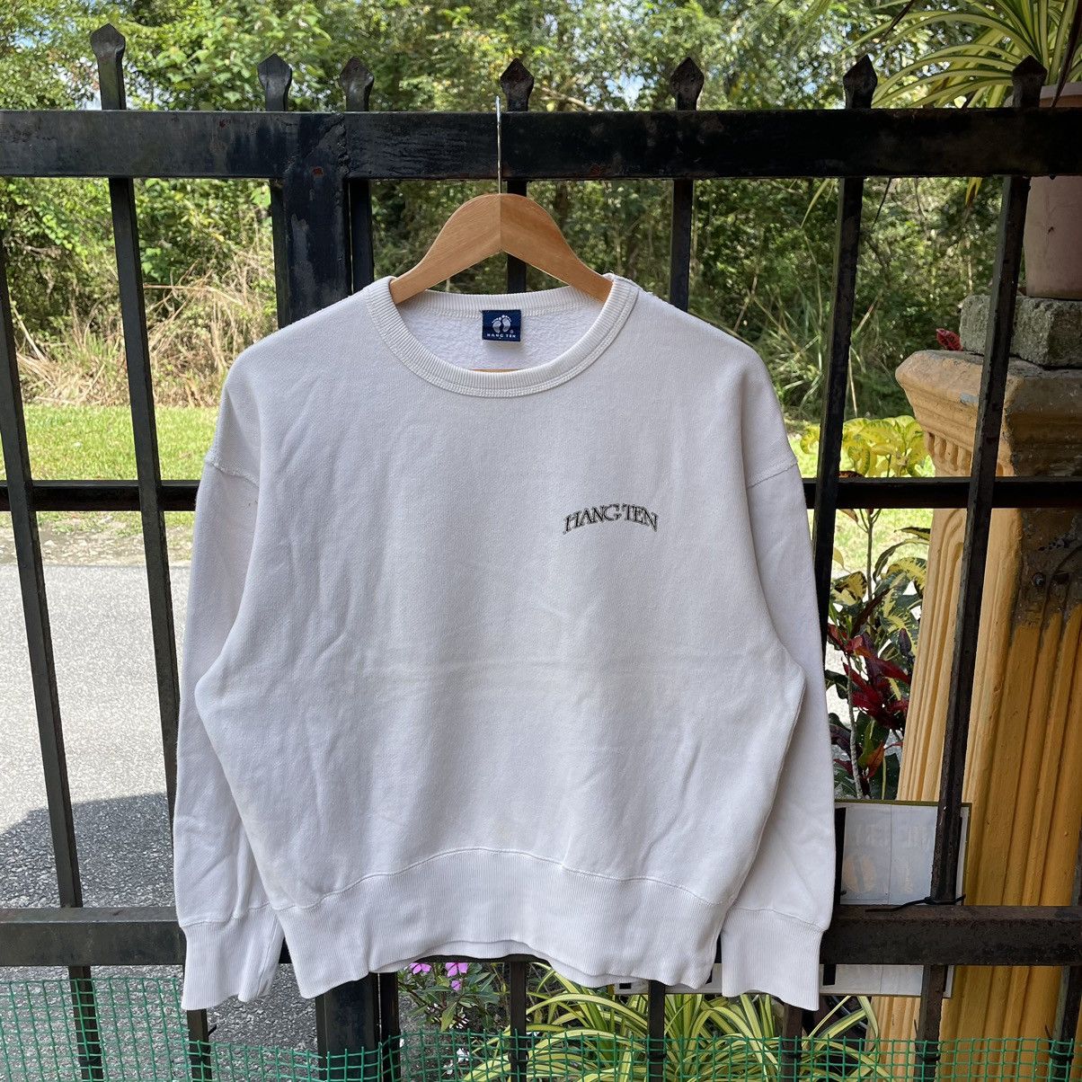 Hang Ten × Vintage 🔥Vintage Hang Ten Big Logo Surfing Pullover Sweatshirts Size US M / EU 48-50 / 2 - 3 Thumbnail