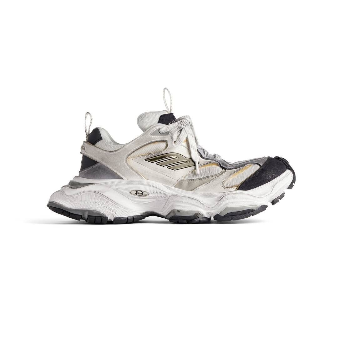 Cargo Sneaker in White/grey