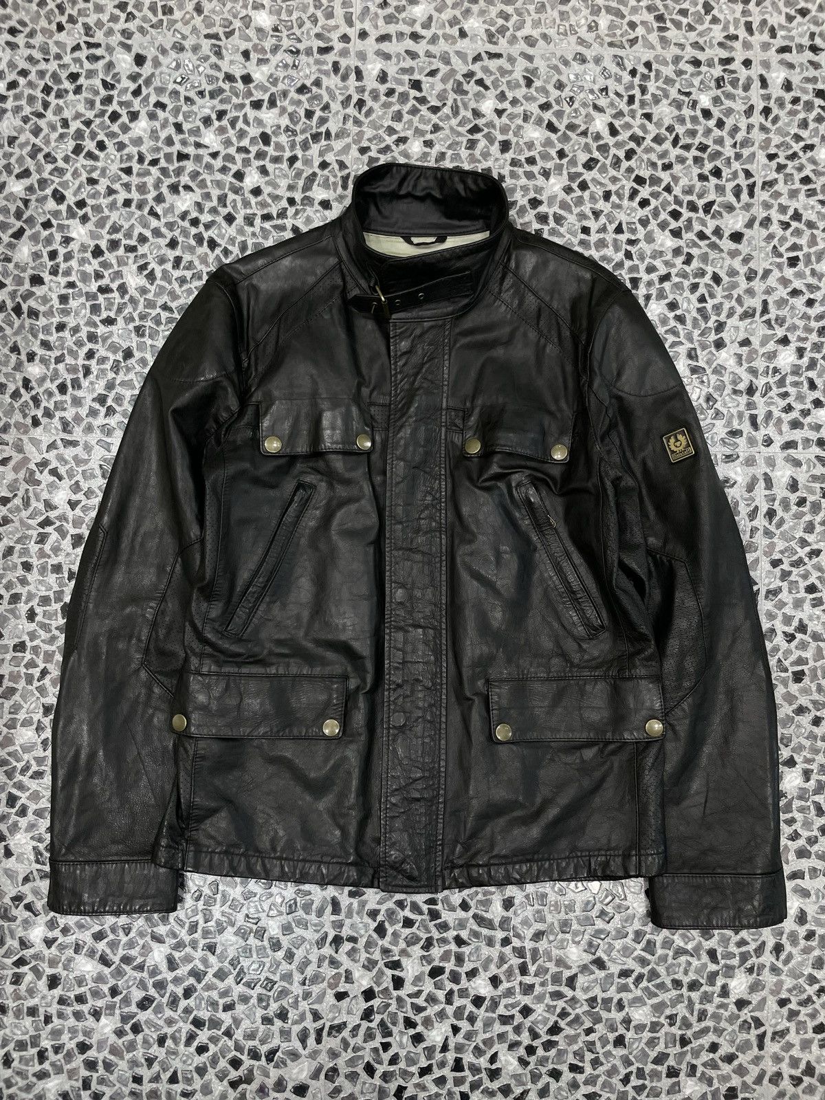 Belstaff Belstaff Gold Label Black Leather Jacket Size US L / EU 52-54 / 3 - 1 Thumbnail