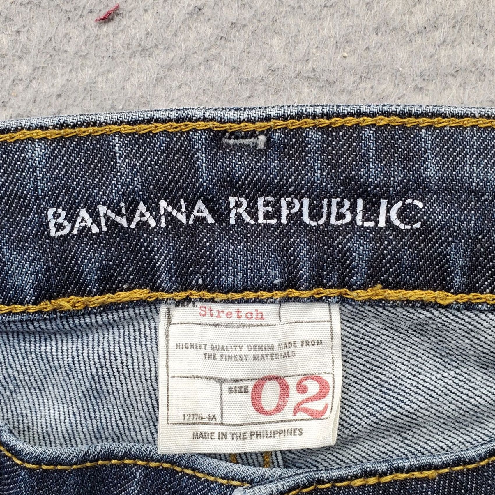 Banana Republic Banana Republic Womens Jeans 2 Blue Denim Bootcut Medium Wash Stretch Size 26" / US 2 / IT 38 - 7 Thumbnail