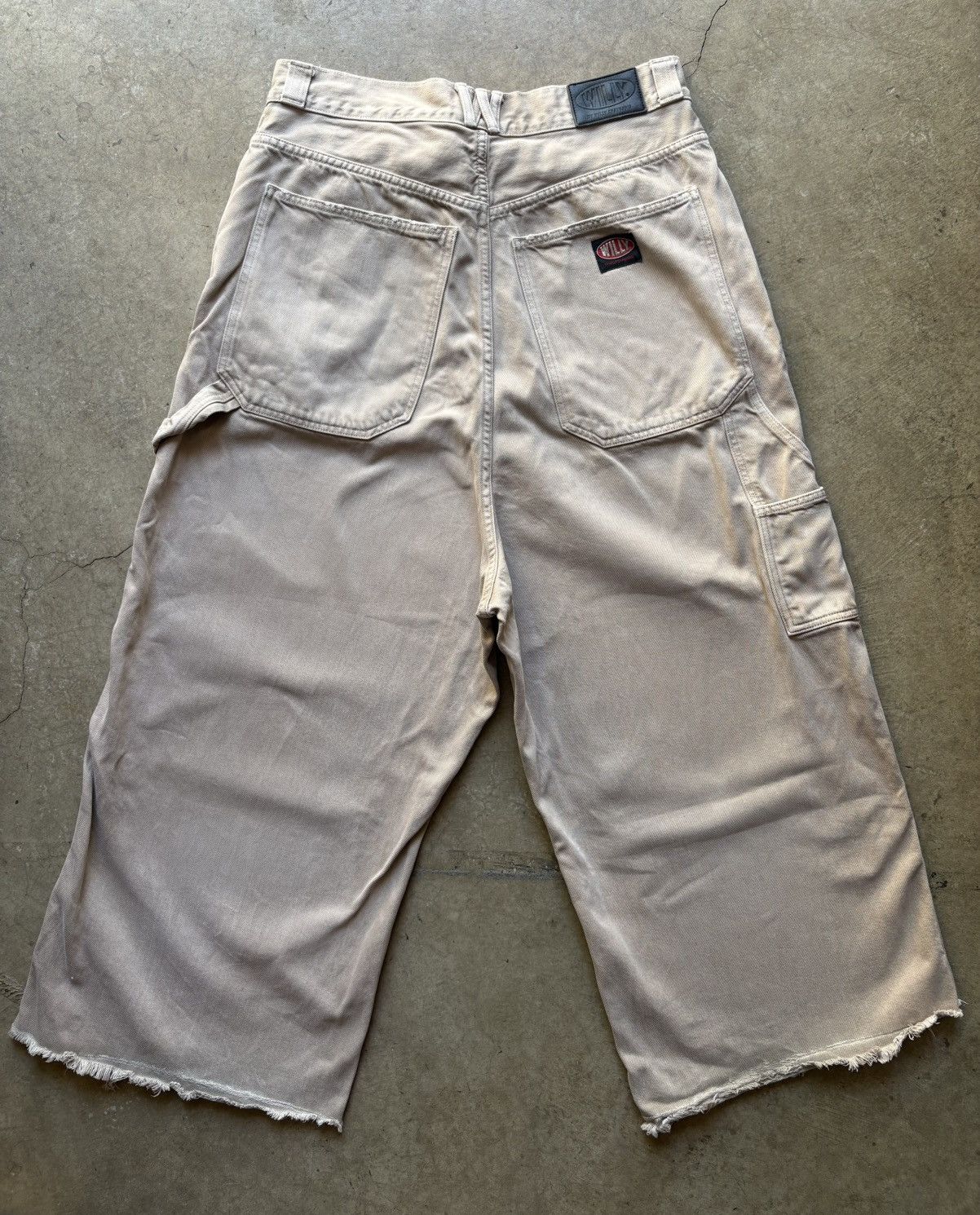Willy Chavarria Willy Chavarria Wide Leg Carpenter Pants in Travertine - 34 Size US 34 / EU 50 - 2 Thumbnail