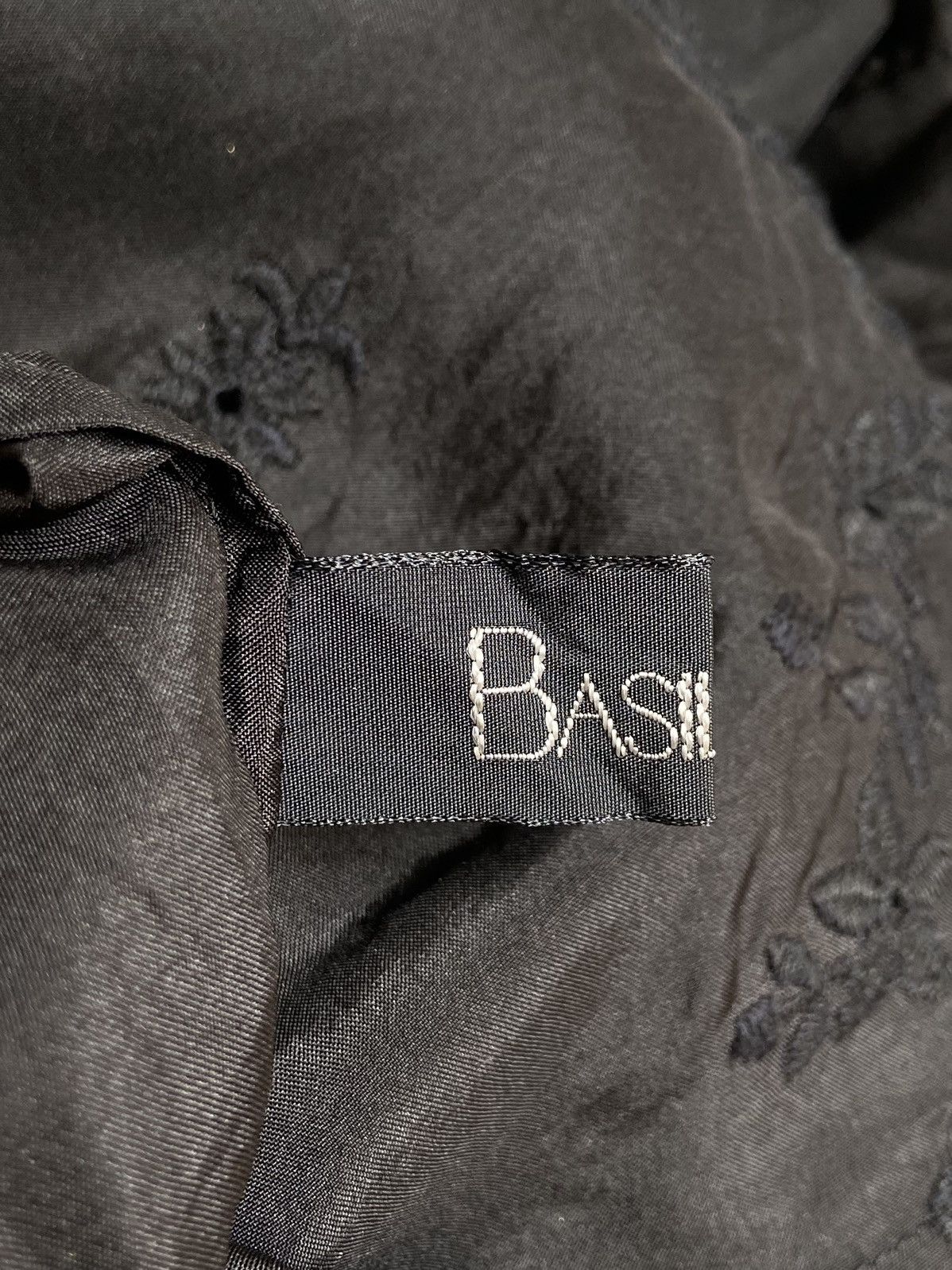 Designer × Japanese Brand BASILE 28 Black Zipper Shirt Size US XS / EU 42 / 0 - 6 Thumbnail