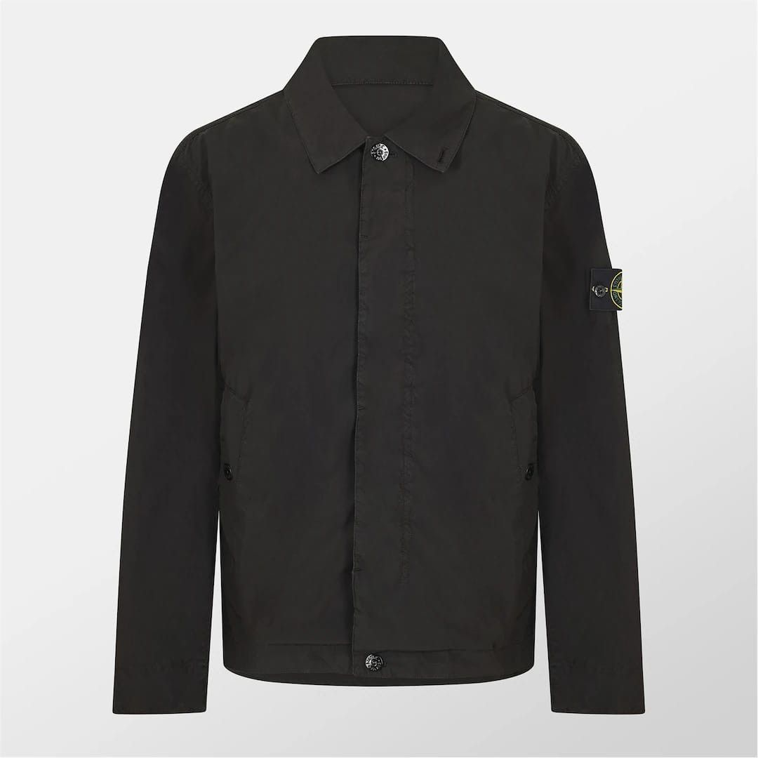 Stone Island o1g2r1mq0526 Light Compact Long Sleeve Field Jacket in Nero Size US S / EU 44-46 / 1 - 1 Thumbnail