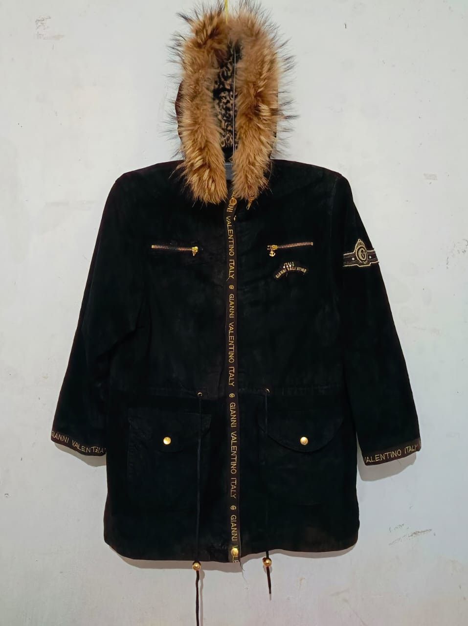 14th Addiction 14th addiction fox fur crosszip leather