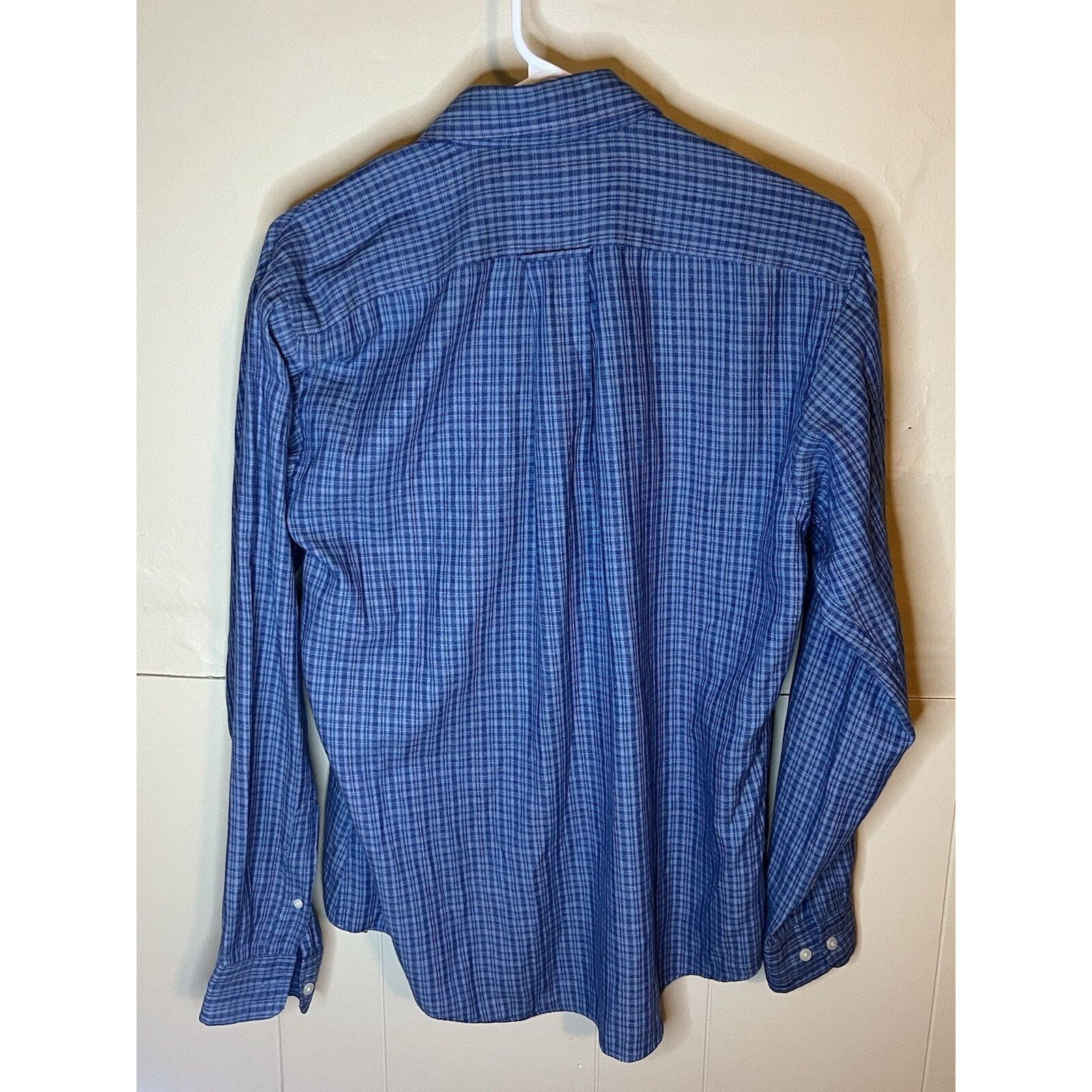 Alexander Julian Alexander Julian Colours Mens Medium Blue Plaid Dress Shirt Size US M / EU 48-50 / 2 - 7 Thumbnail