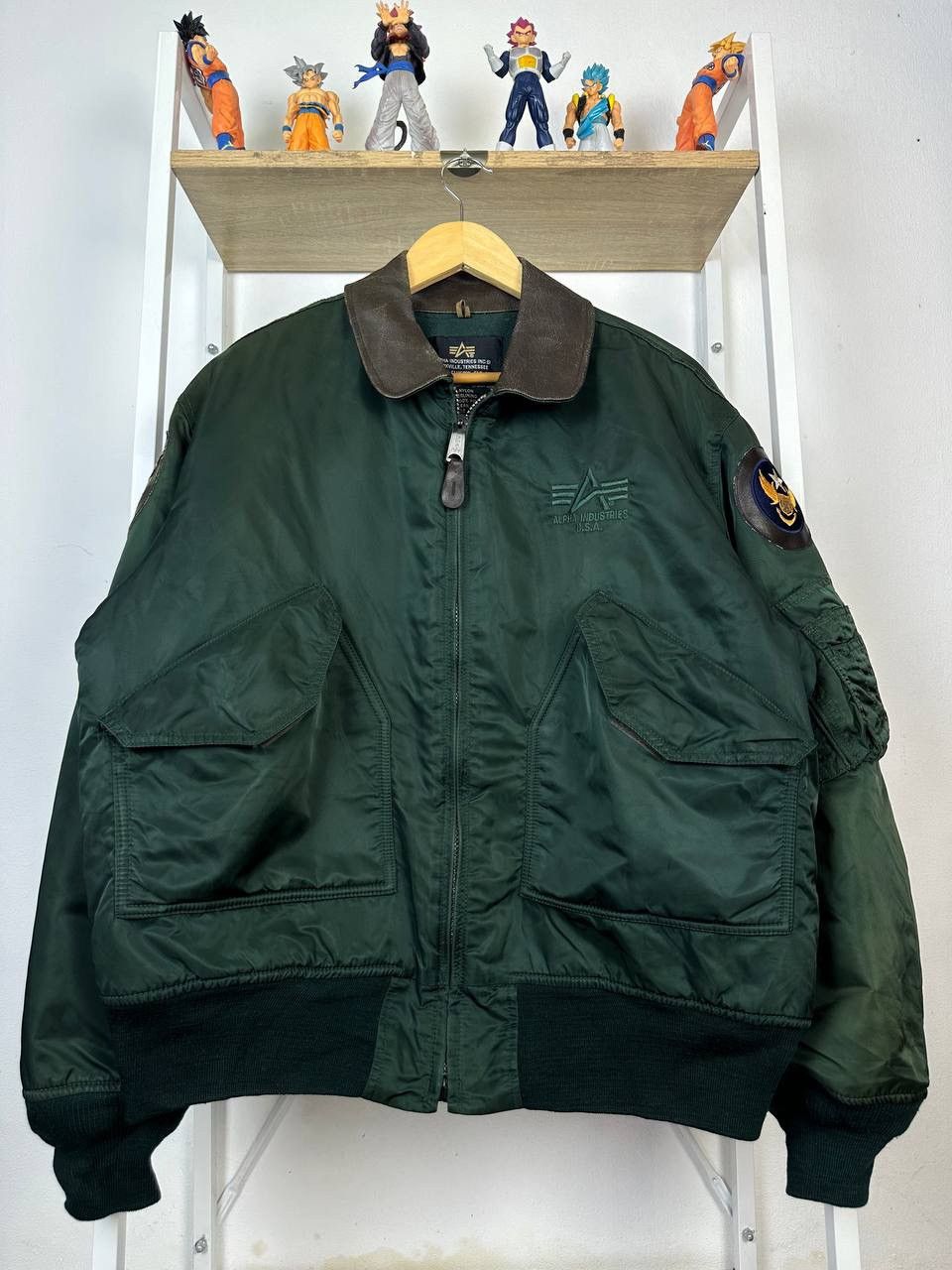 Alpha Industries × Vintage Vintage Alpha Industries CWU-45P Bomber Jacket (Pit 25.5) Size US L / EU 52-54 / 3 - 1 Thumbnail