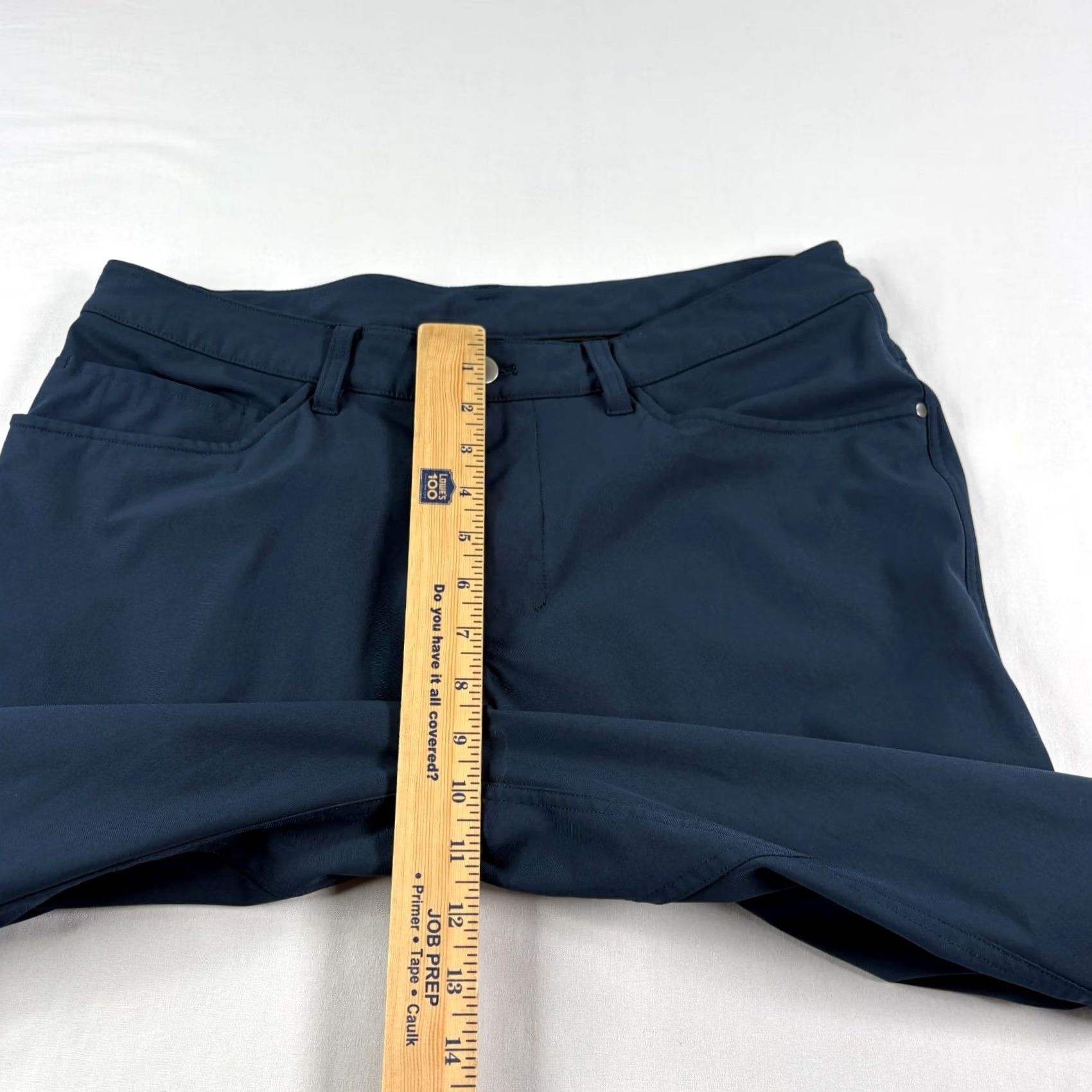 Lululemon Lululemon ABC Pants Mens 33x27 Blue Chino Classic Fit Preppy Stretch Golf Casual Pants Size US 33 - 6 Thumbnail