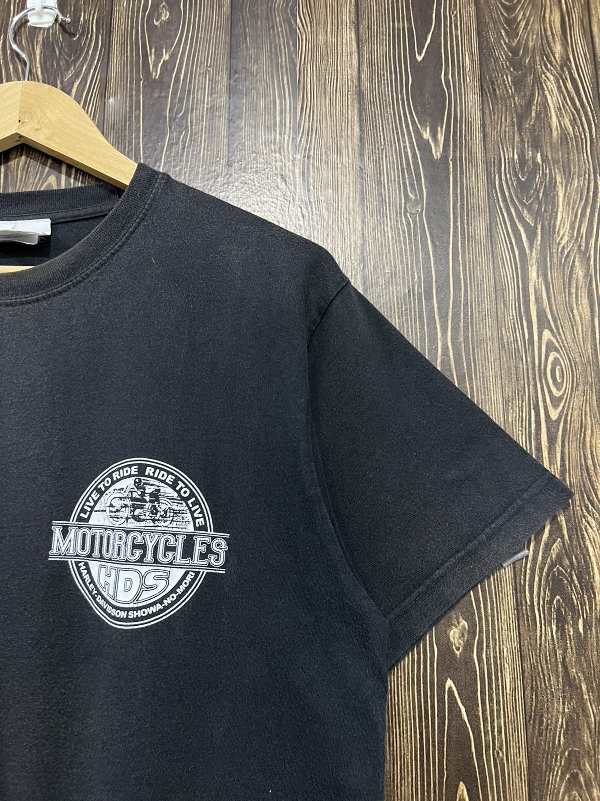 Harley Davidson Vintage Harley Davidson Showa-No-Mori Tokyo Japan Tshirt Size US M / EU 48-50 / 2 - 7 Thumbnail