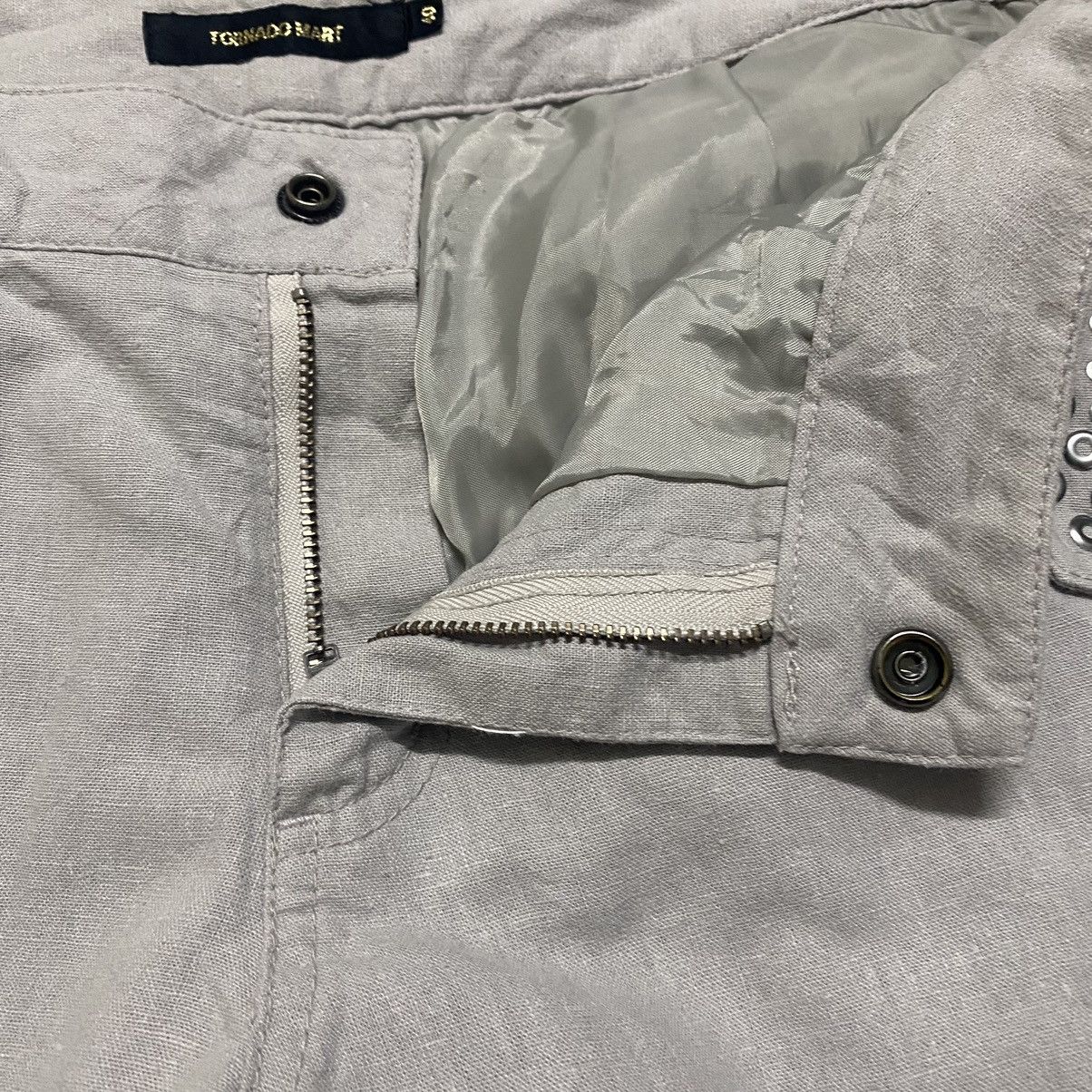 Tornado Mart Tornado Mart Linen Cargo Pants Size 28" / US 6 / IT 42 - 17 Thumbnail