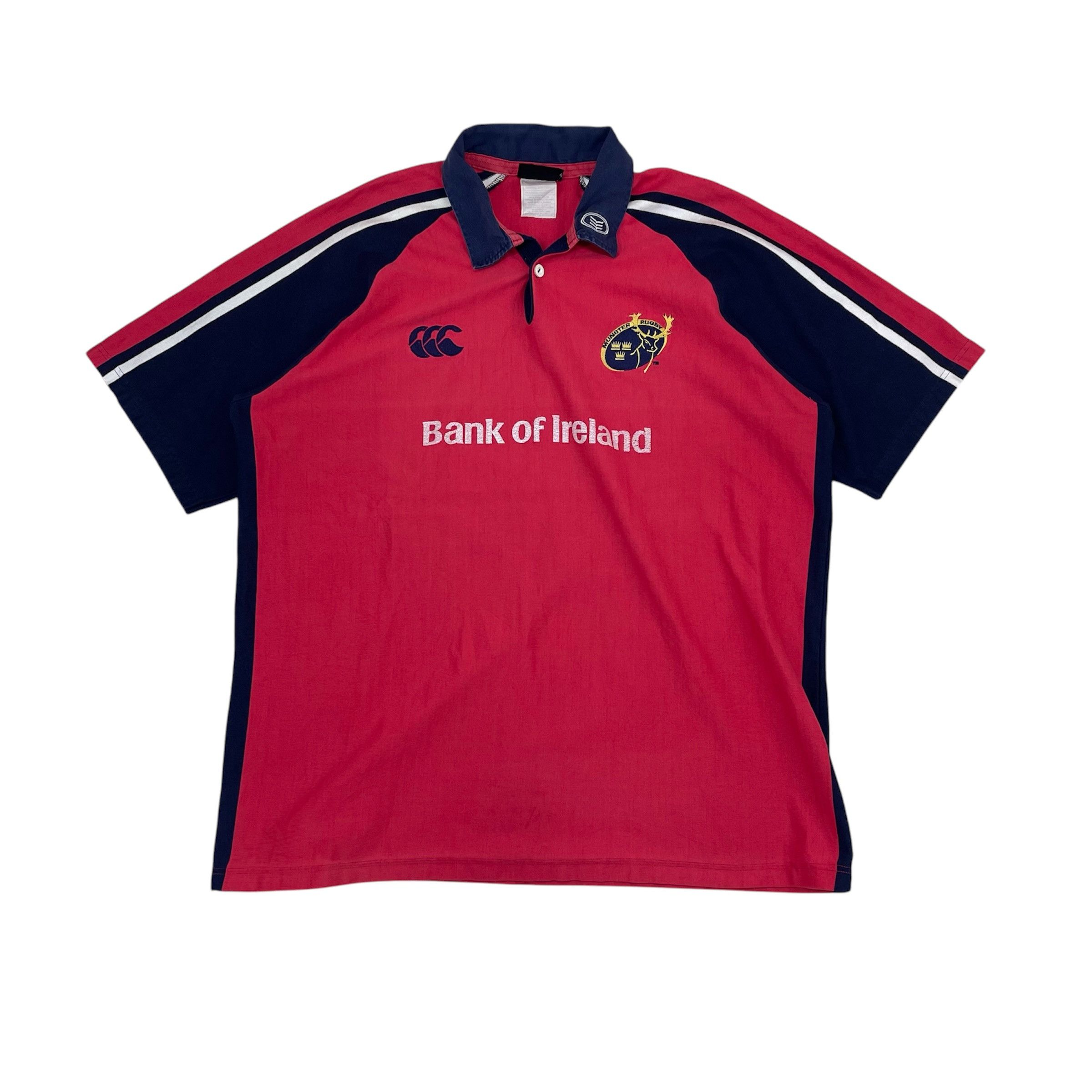Canterbury of New Zealand 90s Vintage CANTERBURY BANK OF IRELAND Polo Tee #1873/08 Size US XXL / EU 58 / 5 - 1 Thumbnail