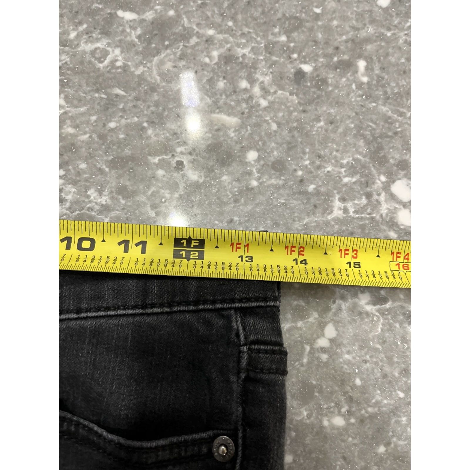 Free People FREE PEOPLE BLACK DENIM SKINNY JEANS 26 Womens Jeans Slim Stretchy Regular 26 Black Skinny Denim Size 26" / US 2 / IT 38 - 5 Thumbnail