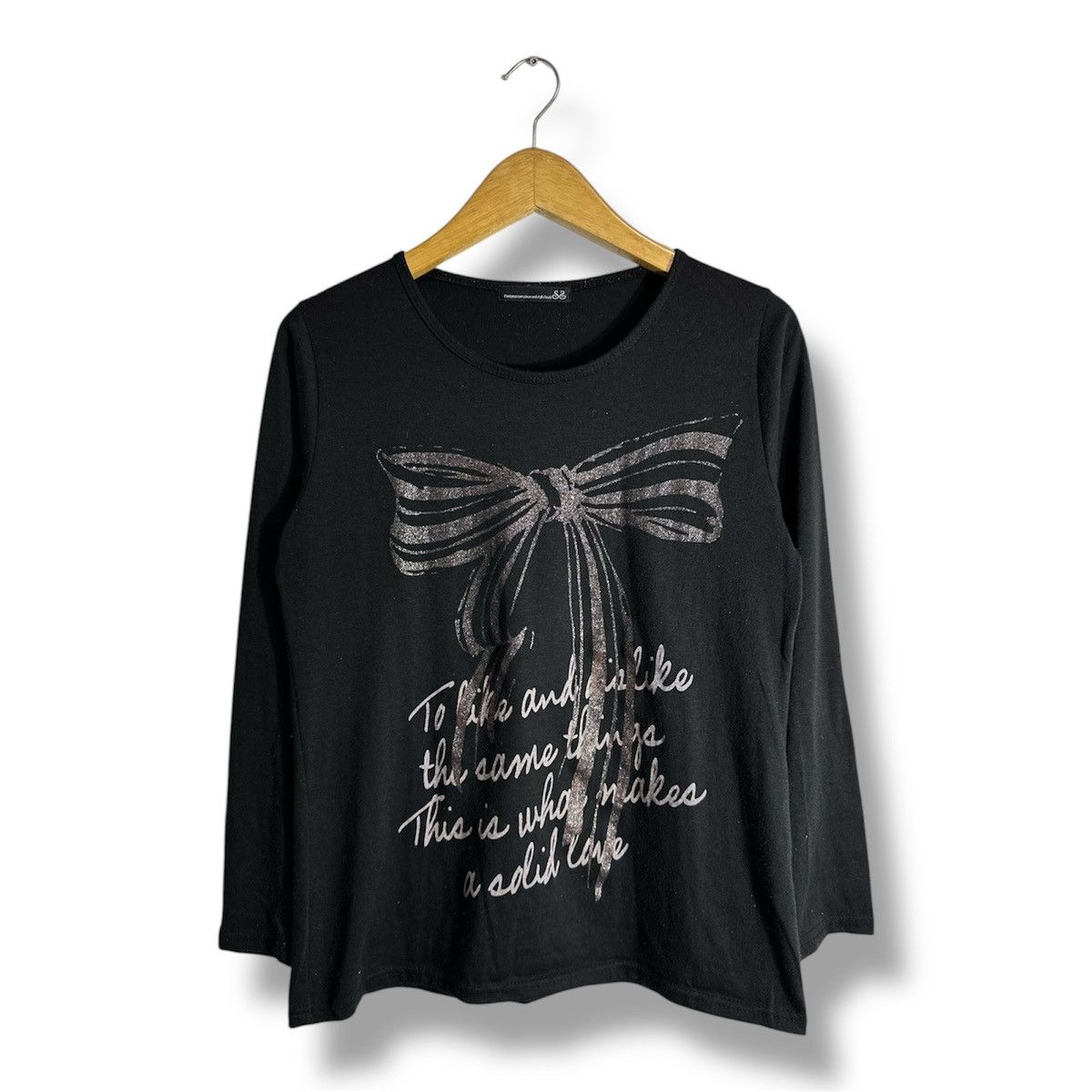 20471120 S2 QUOTES POEM LONG SLEEVE TEE IFSIXWASNINE LGB STYLE Size M / US 6-8 / IT 42-44 - 1 Thumbnail