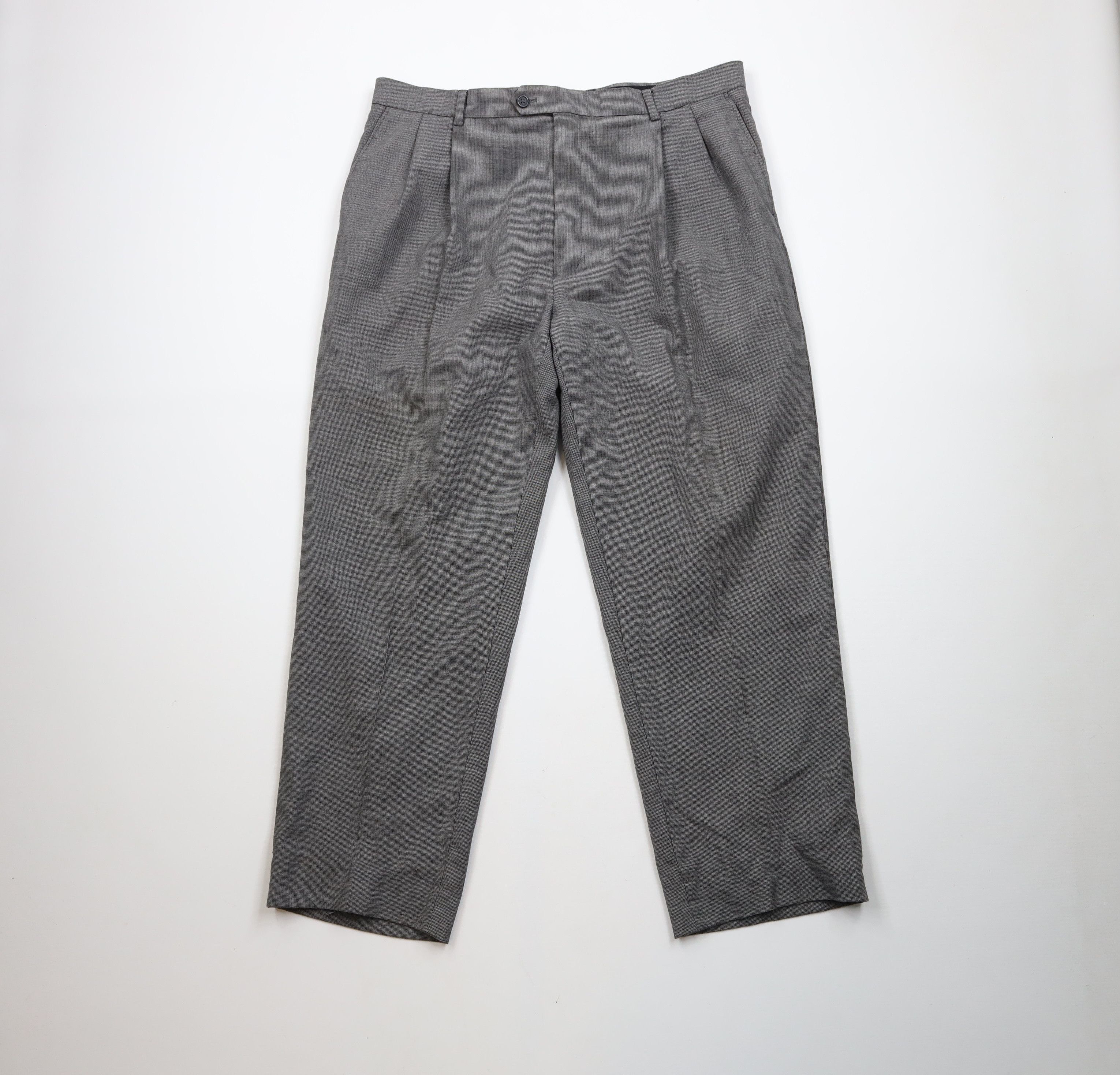 Balenciaga × Vintage Vintage 90s Balenciaga Paris Plaid Check Wool