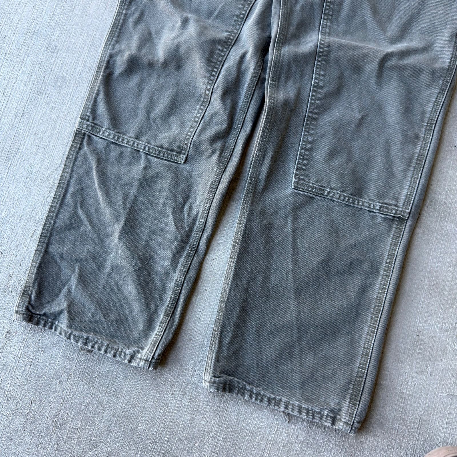 Carhartt × Vintage Vintage Y2K Carhartt MOS green double knee work wear pants Size US 32 / EU 48 - 3 Thumbnail