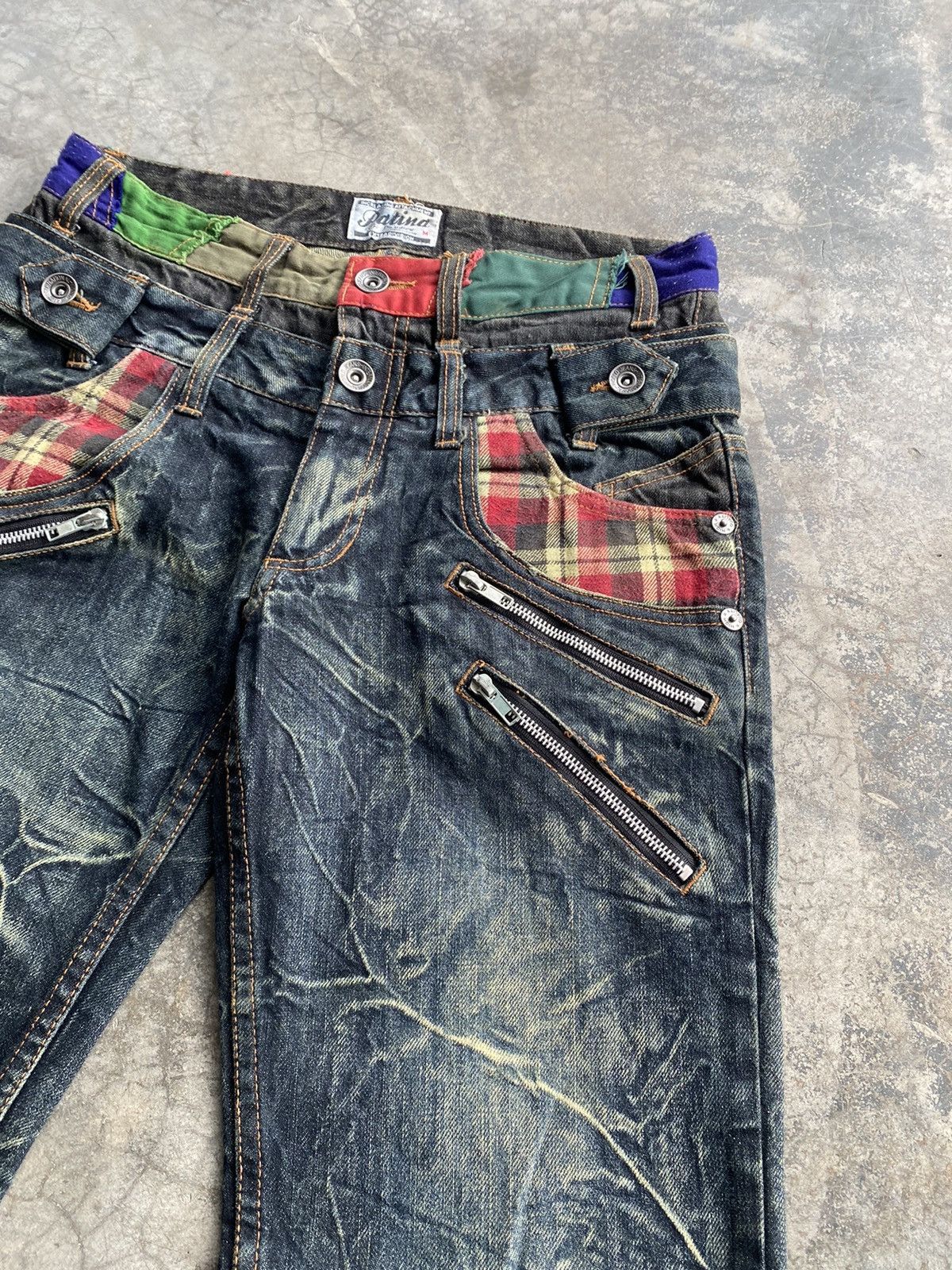 Tornado Mart Japanese Patina Bondage Mud Rusty Lightning Distressed Jeans Size US 30 / EU 46 - 17 Thumbnail