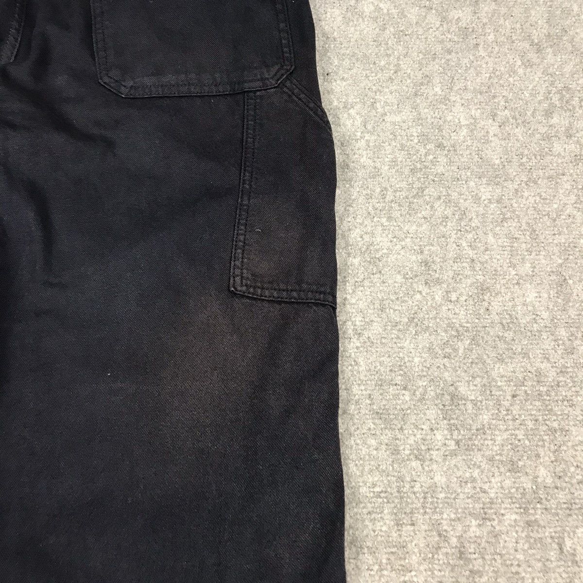 Japanese Brand JAPANESE UNIQLO DOUBLE KNEE SUN FADED NAVY BAGGY PANTS Size US 34 / EU 50 - 10 Thumbnail