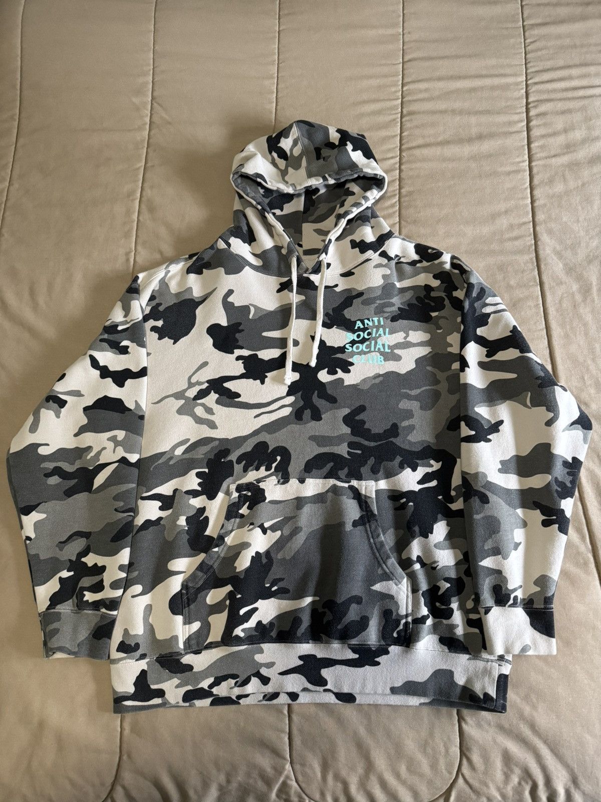 Anti social camo hoodie sale