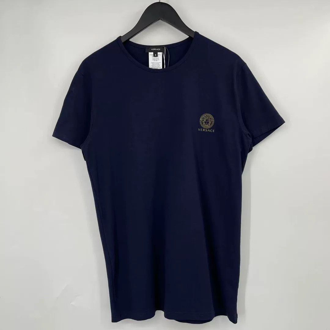 Versace Versace Blue T-Shirt 6 Men Size US XS / EU 42 / 0 - 1 Thumbnail