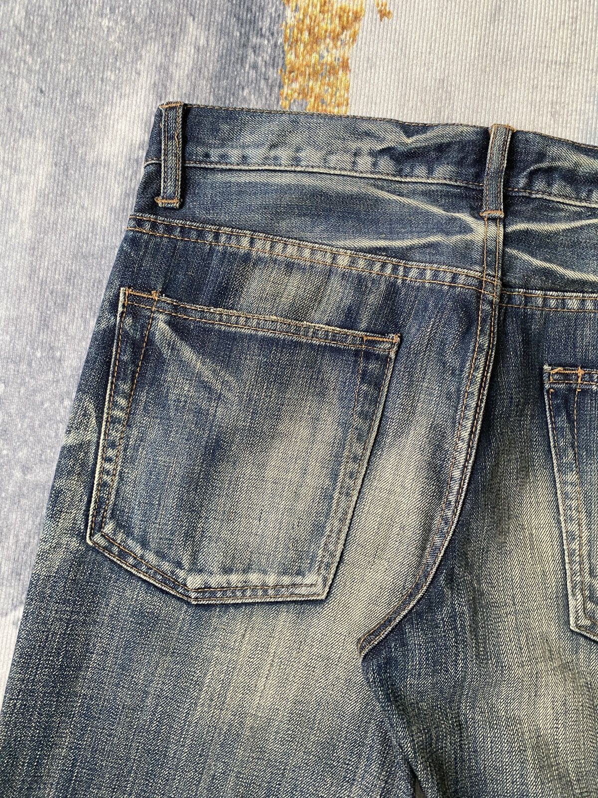 JACKROSE Jack Rose Japan Blue Faded Rusty Claw Marks Denim Size US 32 / EU 48 - 17 Thumbnail