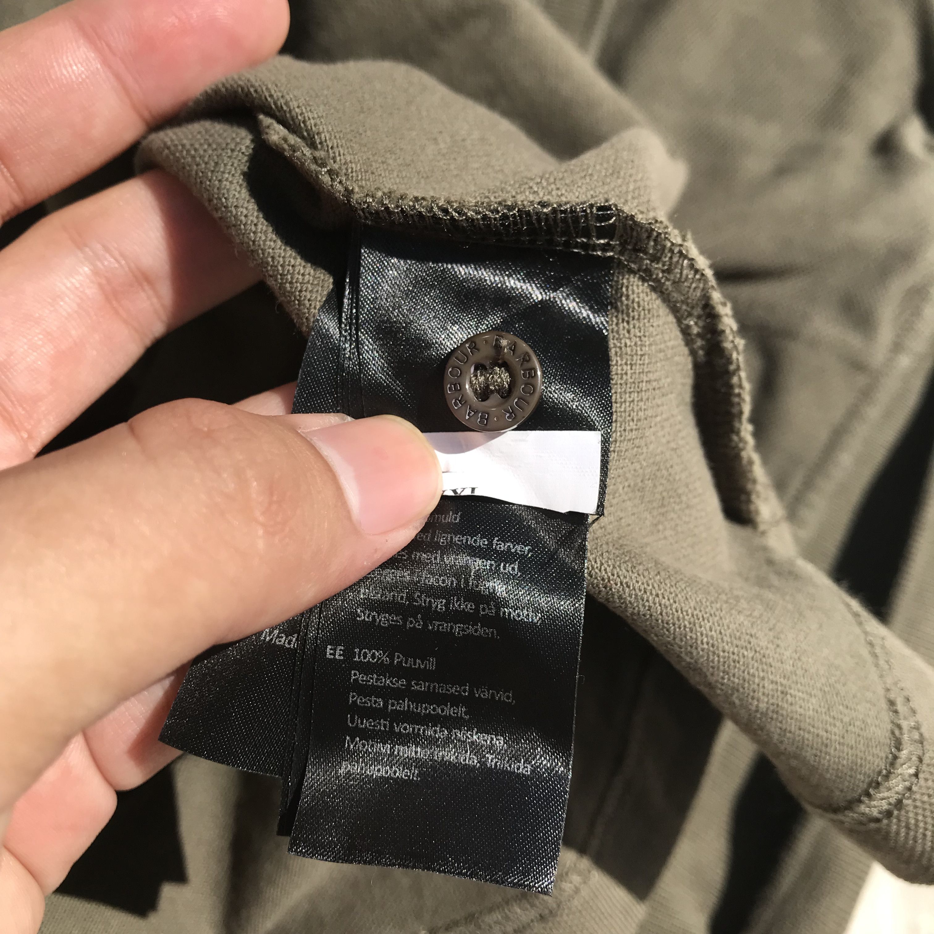 Barbour Barbour Green Olive Polo Shirt Made in Portugal Size US XXL / EU 58 / 5 - 5 Thumbnail